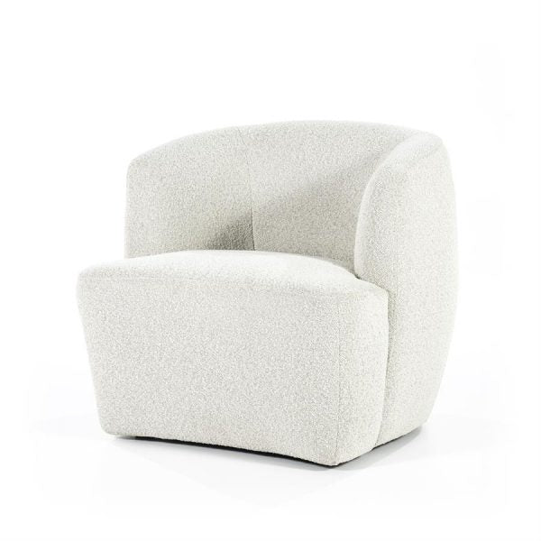 Fauteuil Charlotte EL : beige, taupe ou vert mousse - ELEO