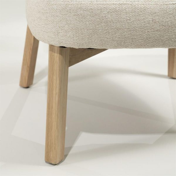 Clubzetel Mikky naturel eikenhout - Eleo