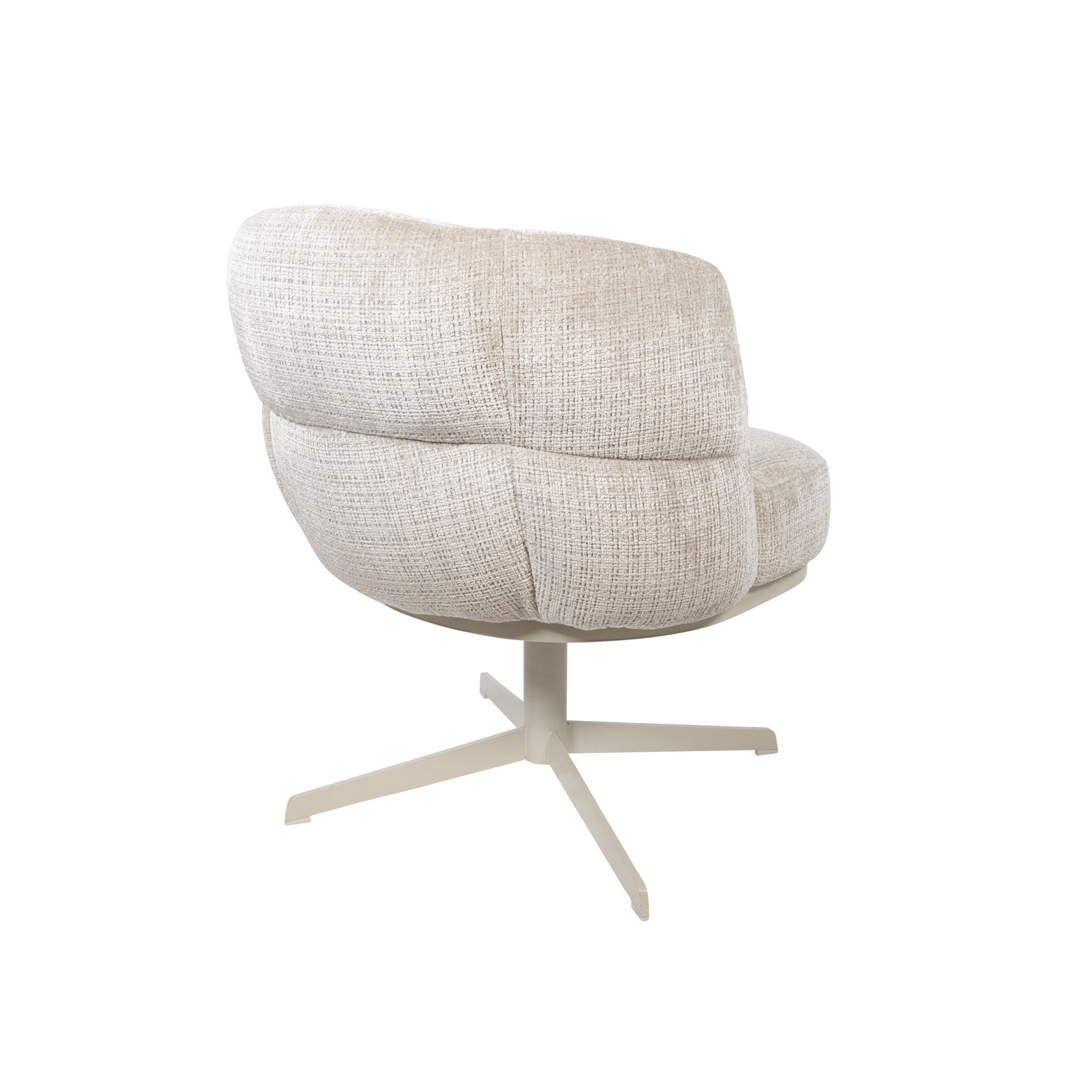 JLo eetkamerstoel - beige draaipoot 360 - Cremona - Taupe - NW