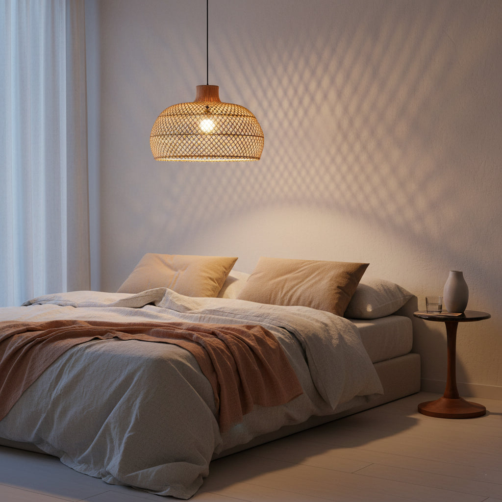 Maze rotan hanglamp naturel - Ø 57x36 cm - RAW