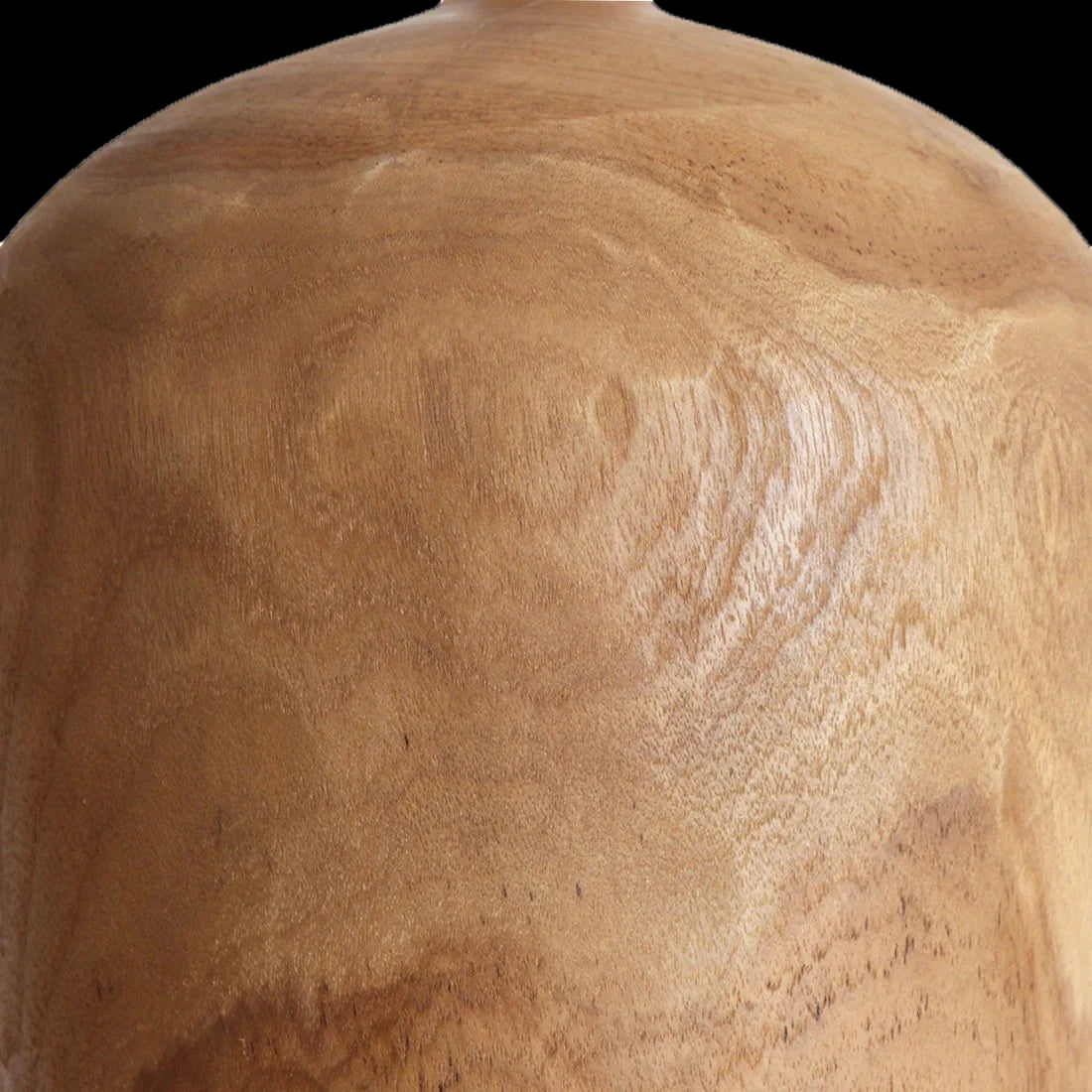 Sirocco teak houten hanglamp Fles - Ø 25x28 cm - RAW