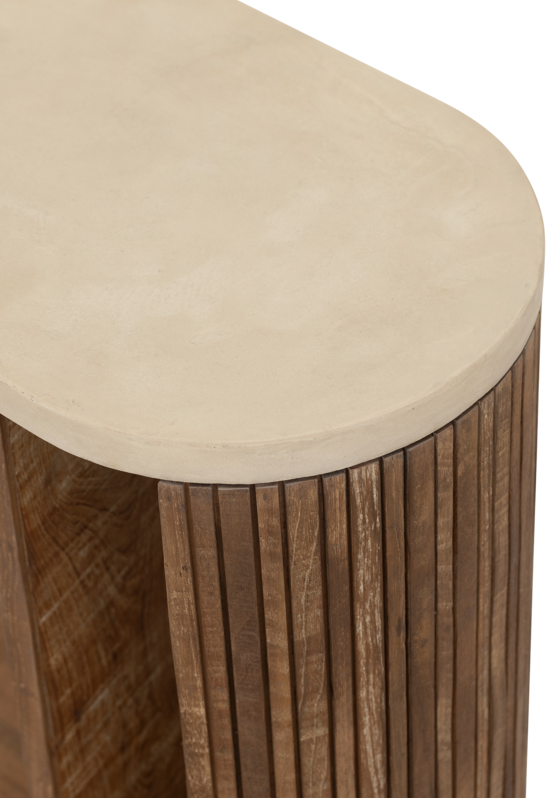 Laptoptafel Lagoon teakhout/mortex bovenblad - DTP
