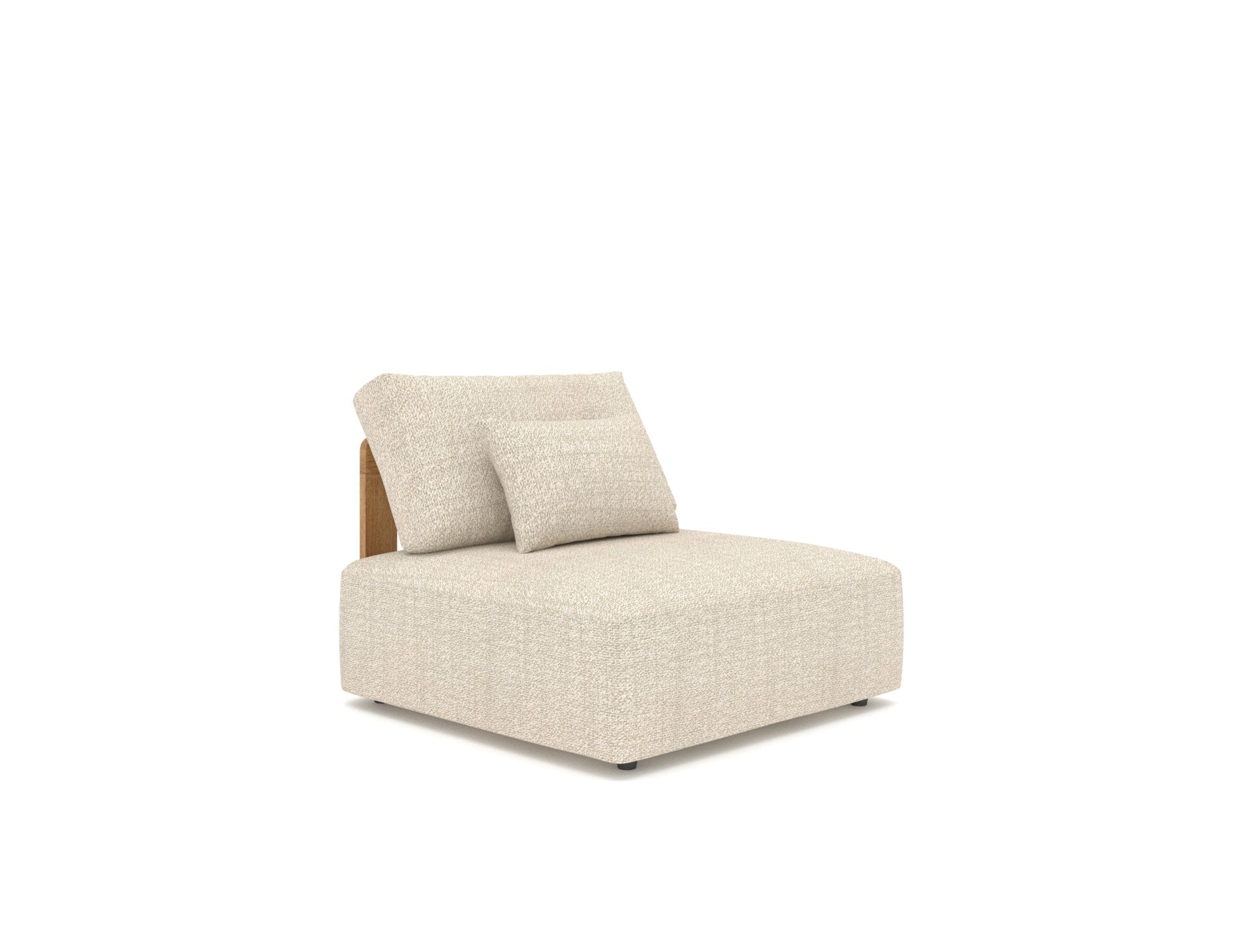 Ensemble de jardin Rafa - teck - tissu beige - GS
