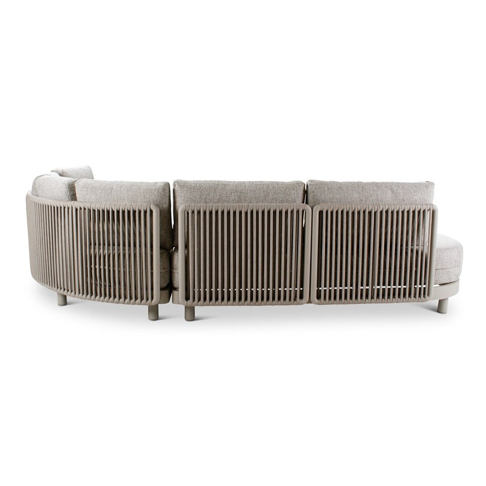 Outdoor loungeset Dubai met kussens en cover inbegrepen - VDC