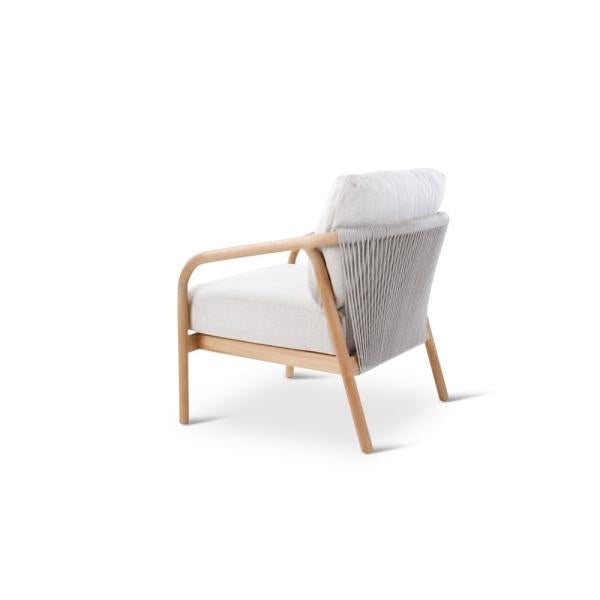 Chaise longue d'extérieur BORAS en teck naturel - VDC