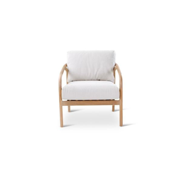 Chaise longue d'extérieur BORAS en teck naturel - VDC