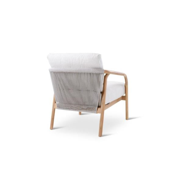 Chaise longue d'extérieur BORAS en teck naturel - VDC