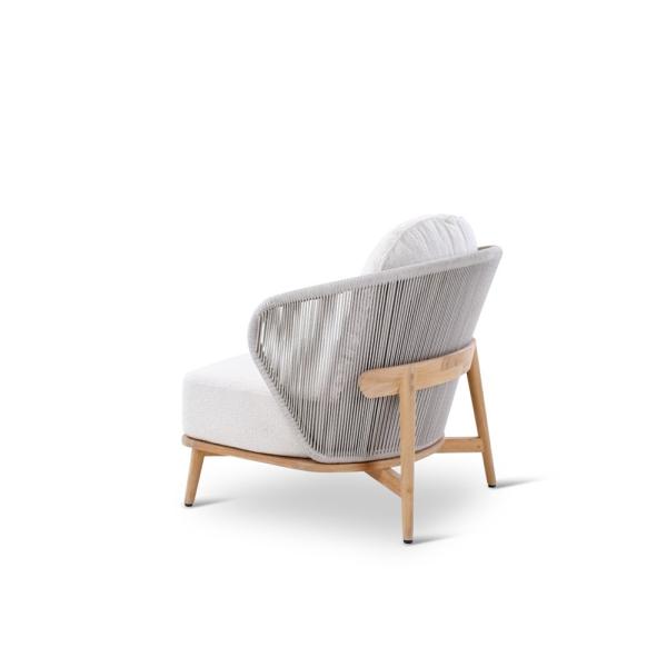Chaise longue d'extérieur Gabor en teck naturel - VDC