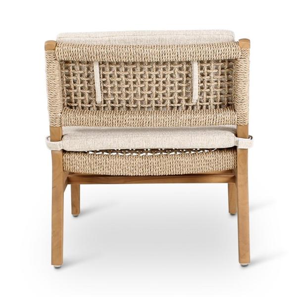 Outdoor loungezetel Naomi - teak naturel of grijs - VDC