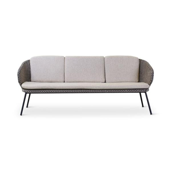 Chaise longue d'extérieur 3 places Modesto - VDC