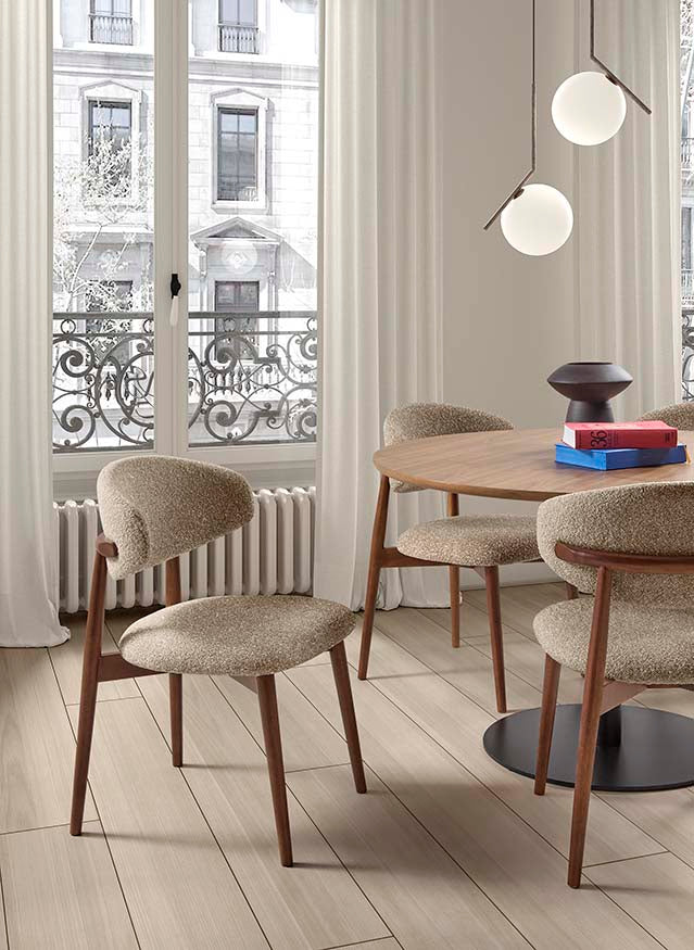 Chaise Luzt en noyer - DEZ