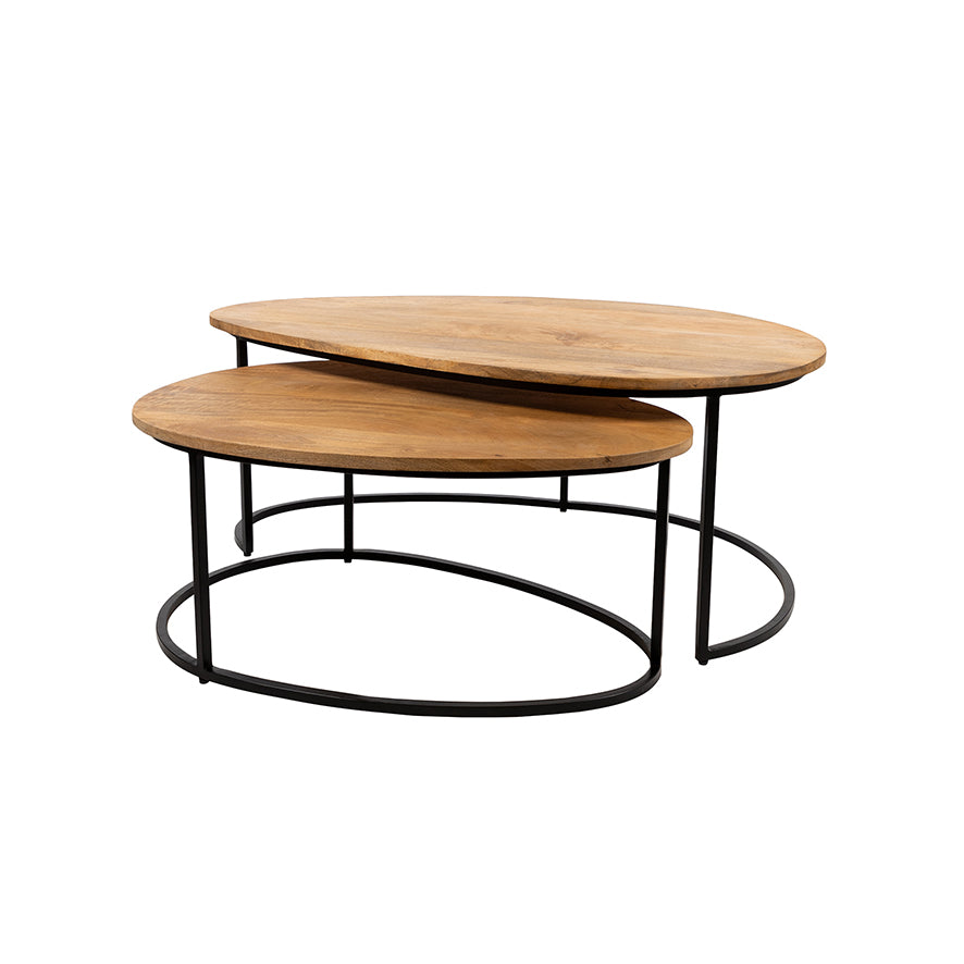 salontafel Hannover organisch, S/2, Natuurlijk- NW