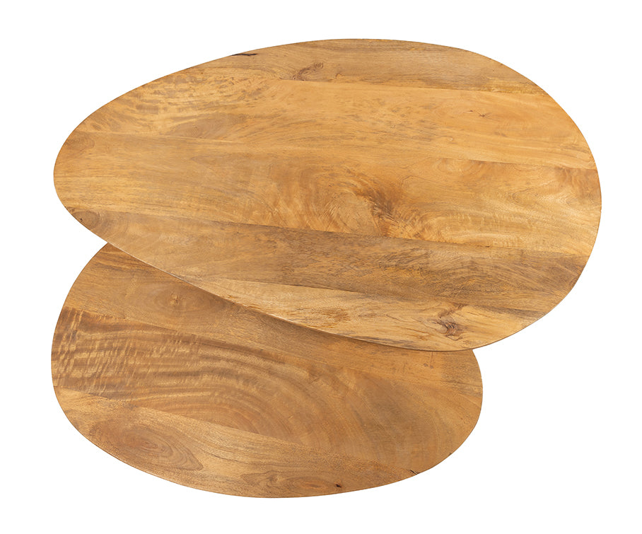 salontafel Hannover organisch, S/2, Natuurlijk- NW