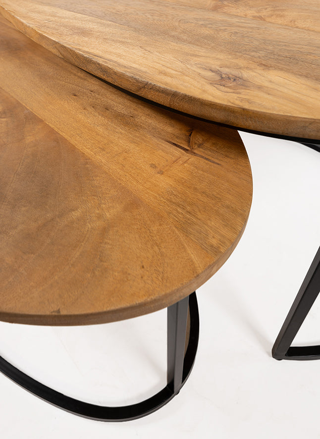 salontafel Hannover organisch, S/2, Natuurlijk- NW