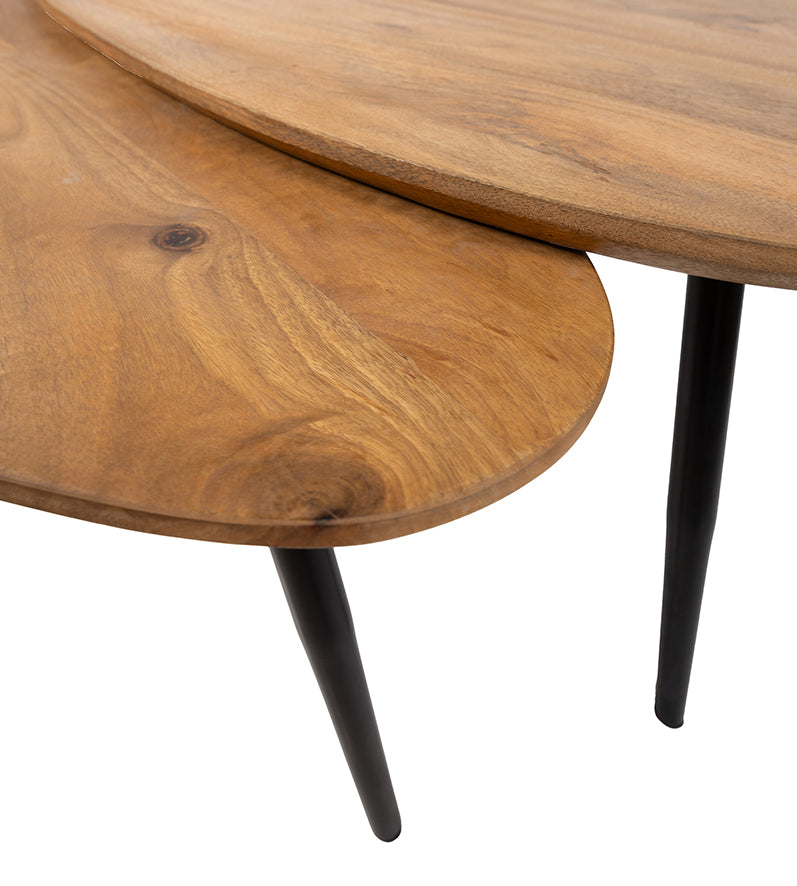 salontafel Kassel organisch, S/2, natuurlijk- NW