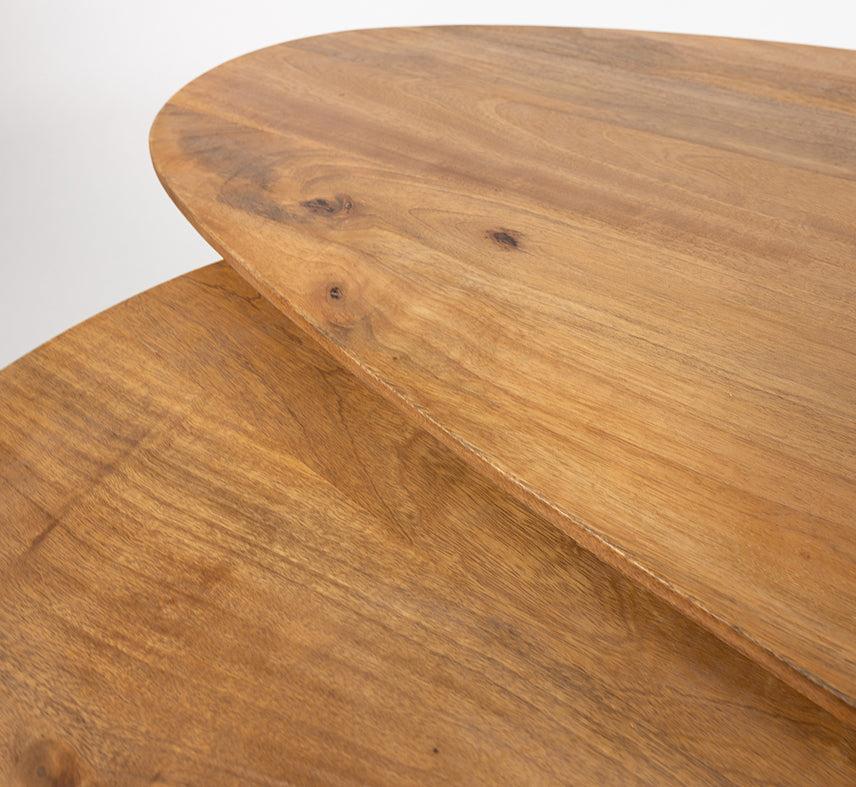 salontafel Kassel organisch, S/2, natuurlijk- NW