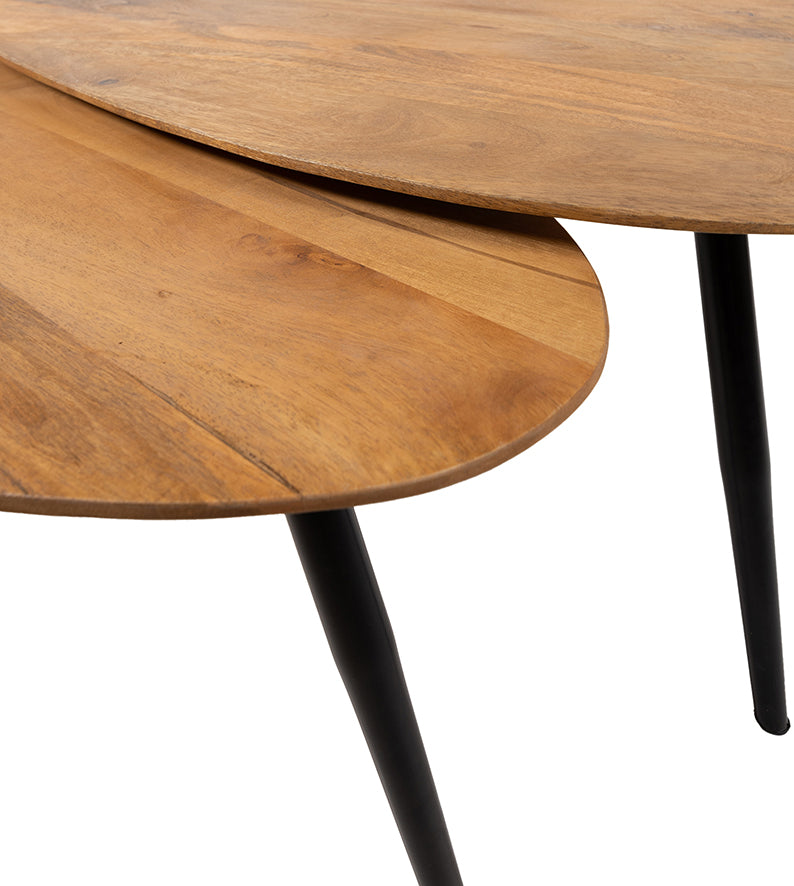 salontafel Kassel organisch, S/2, natuurlijk- NW