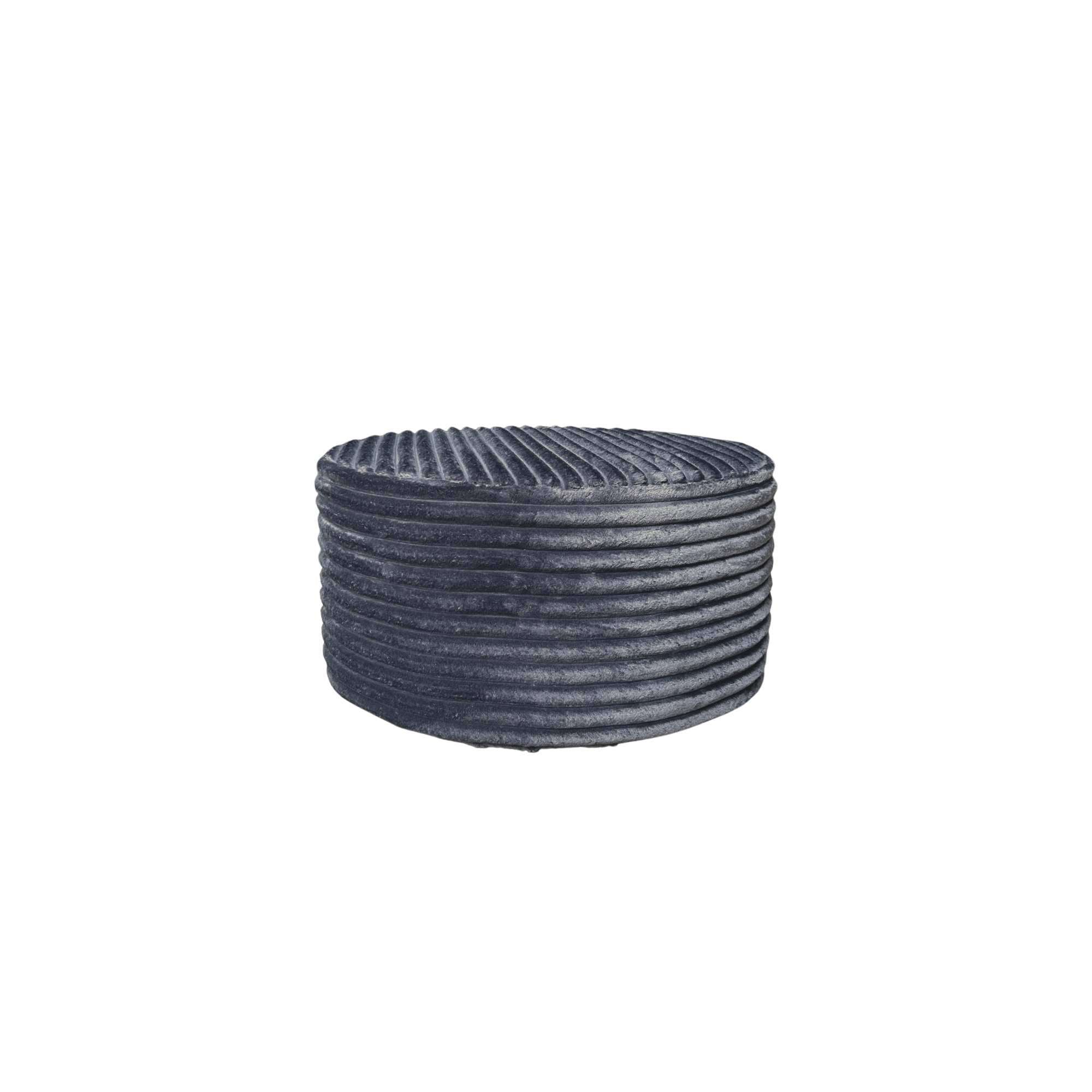 Poef | Rond | 60 cm | Tilia 85 | Antraciet - STF