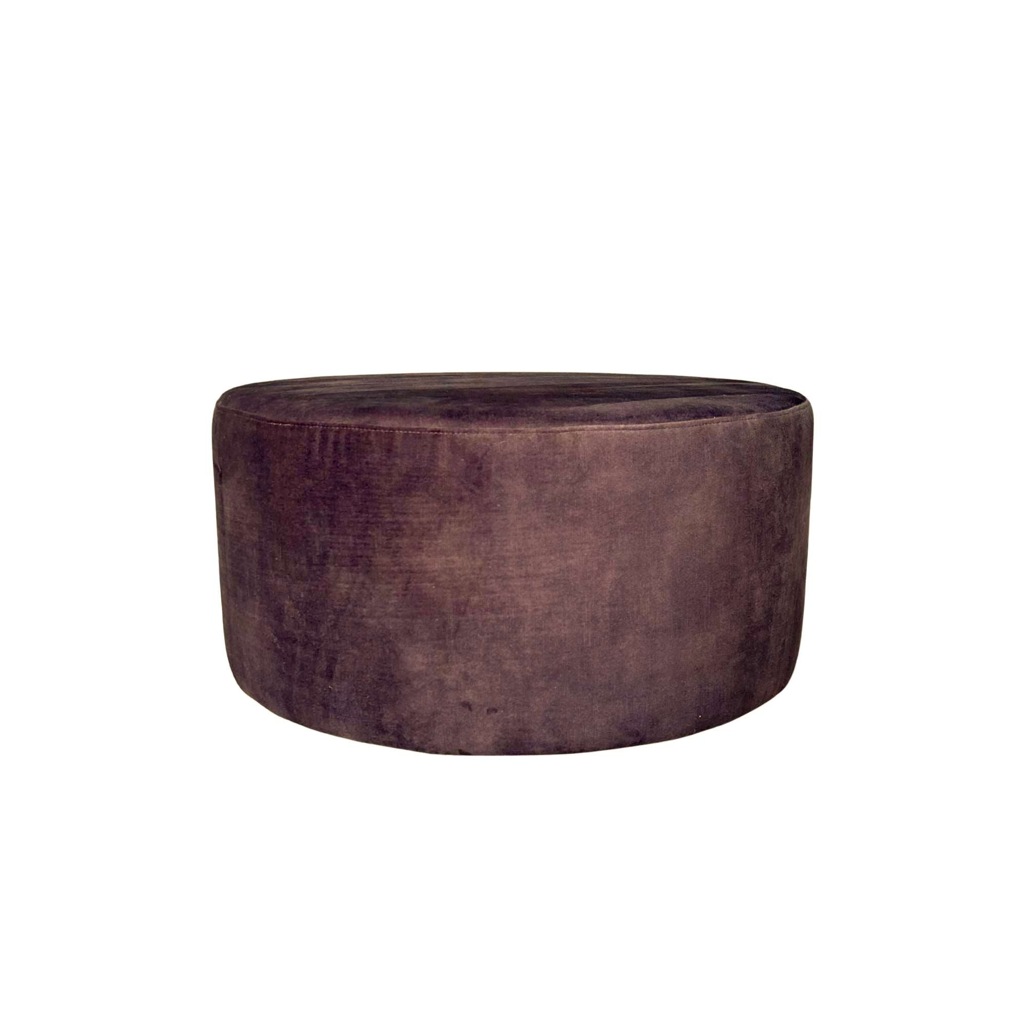 Poef| Rond | 80 cm | Adore 108 | Bruin - STF