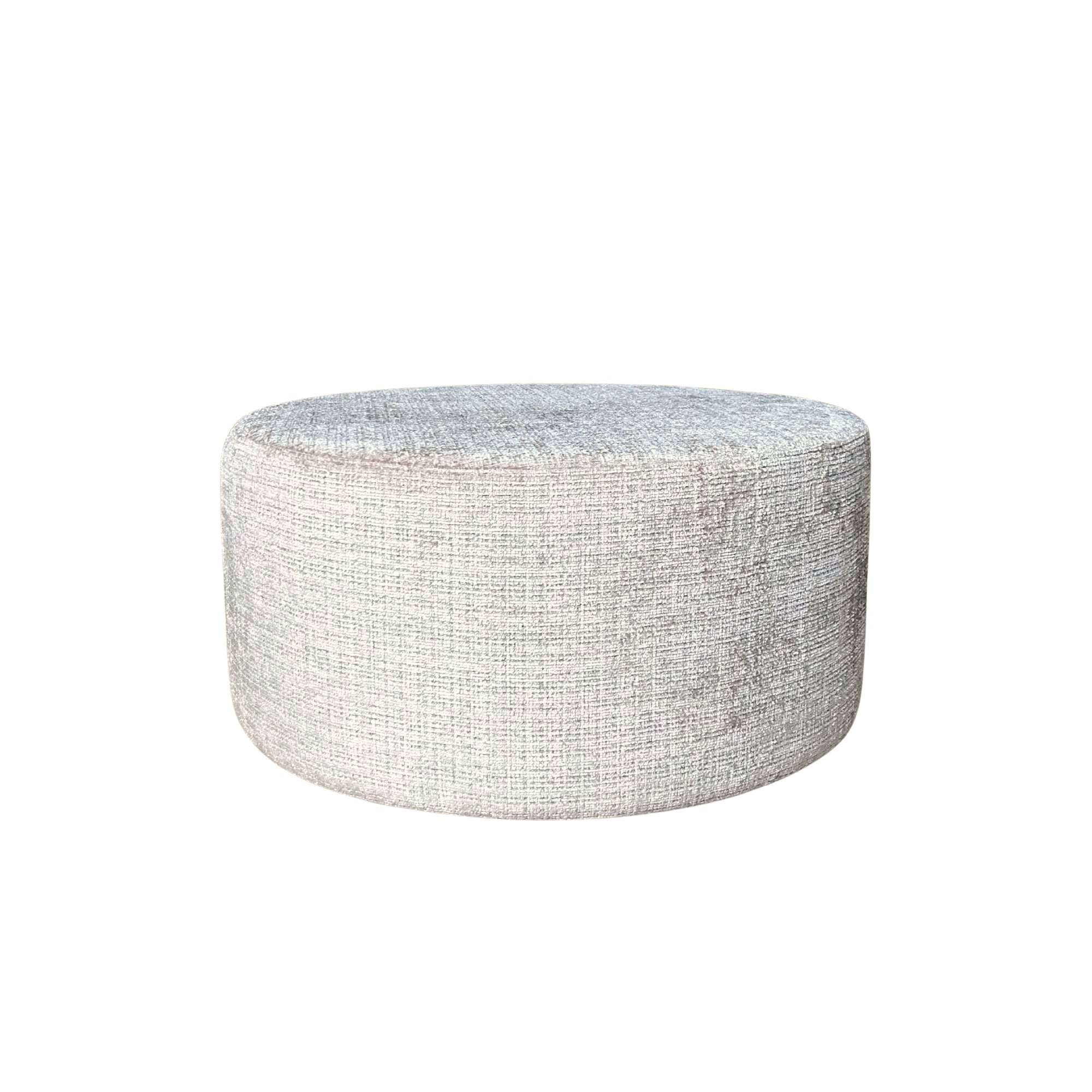 Poef | Rond | 80 cm | Cremona 02 | Beige - STF