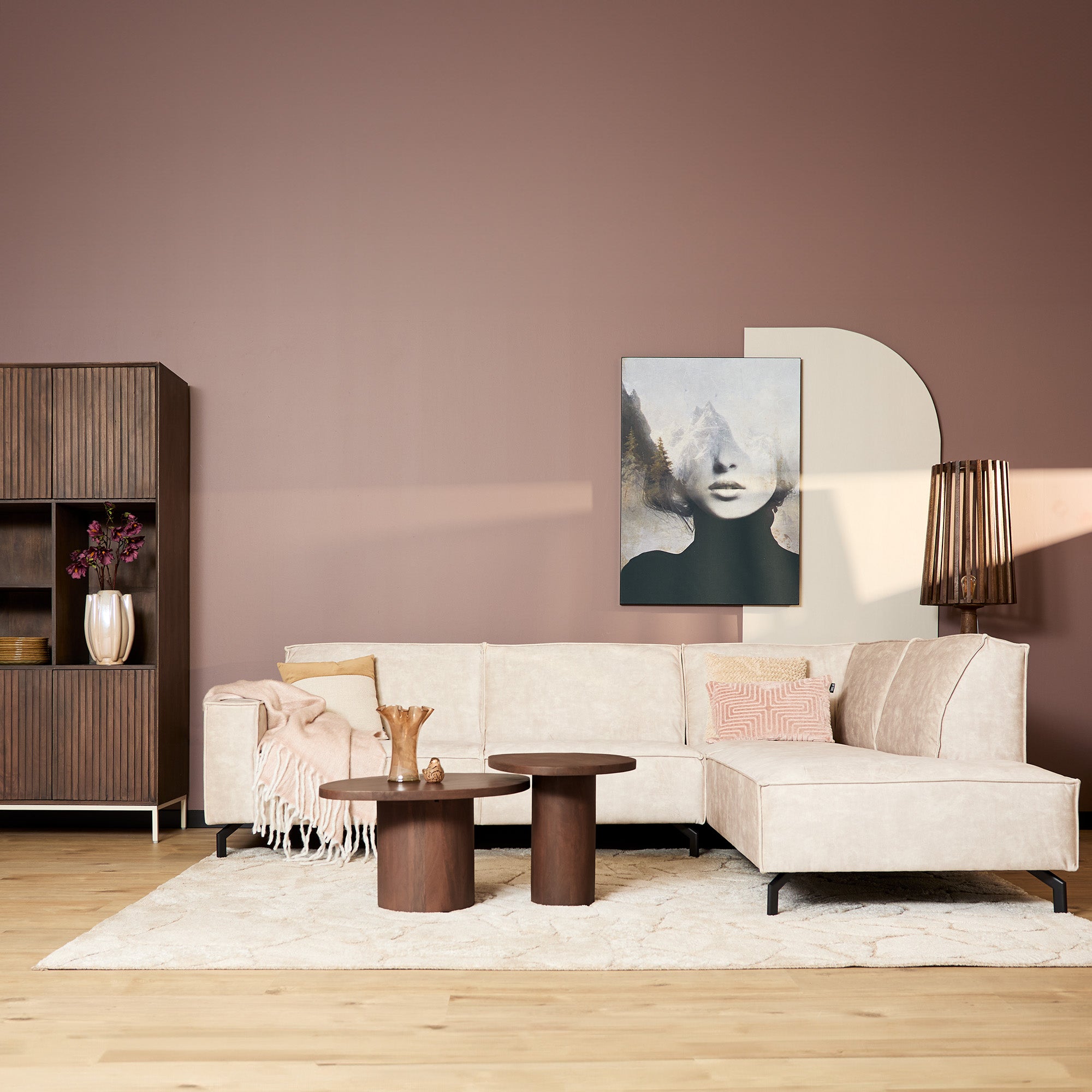 Sofa Floris | 2,5-zit + Ottomane rechts - STF