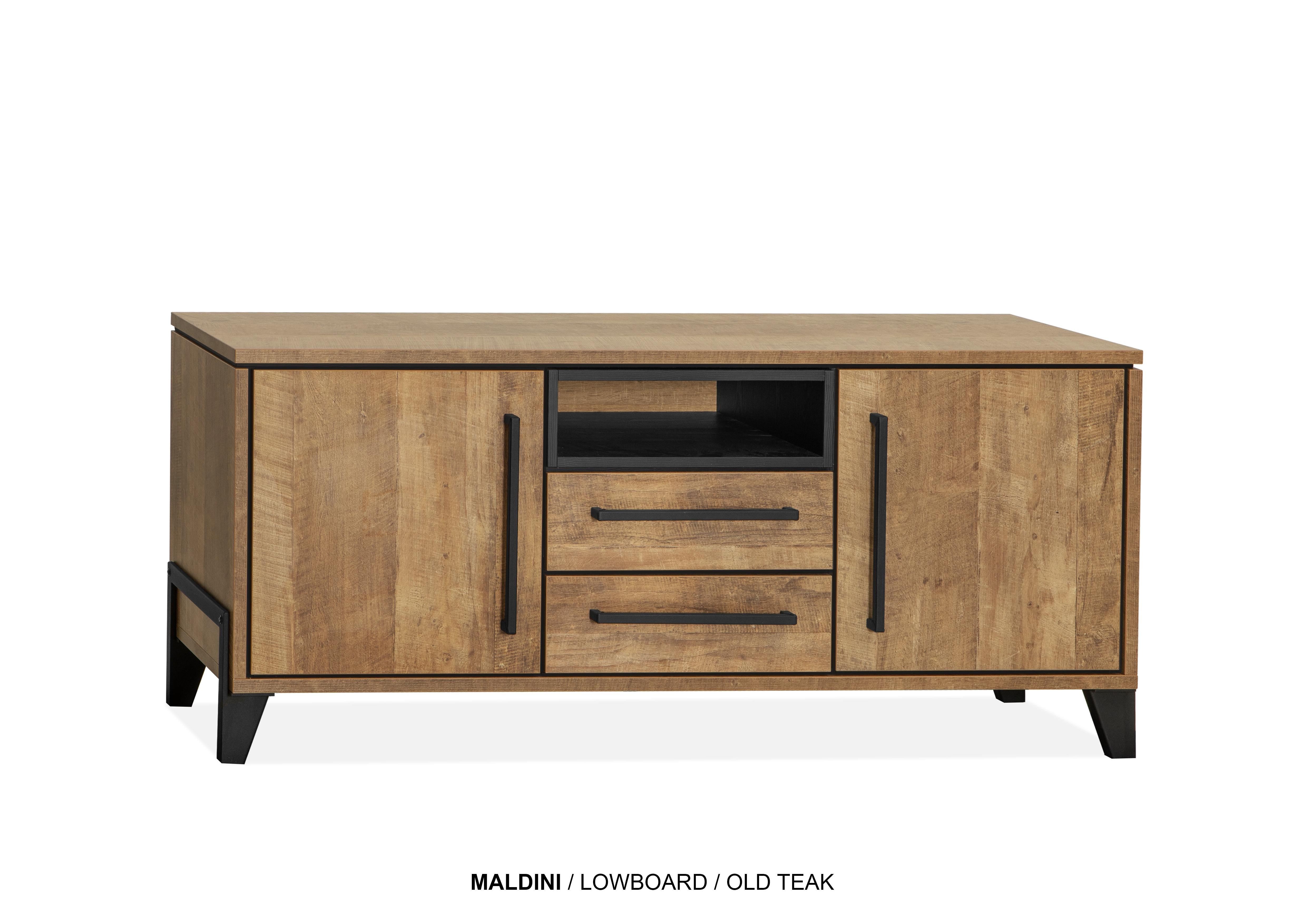 Dressoir Maldini MX - 2deuren/2lades/open vak