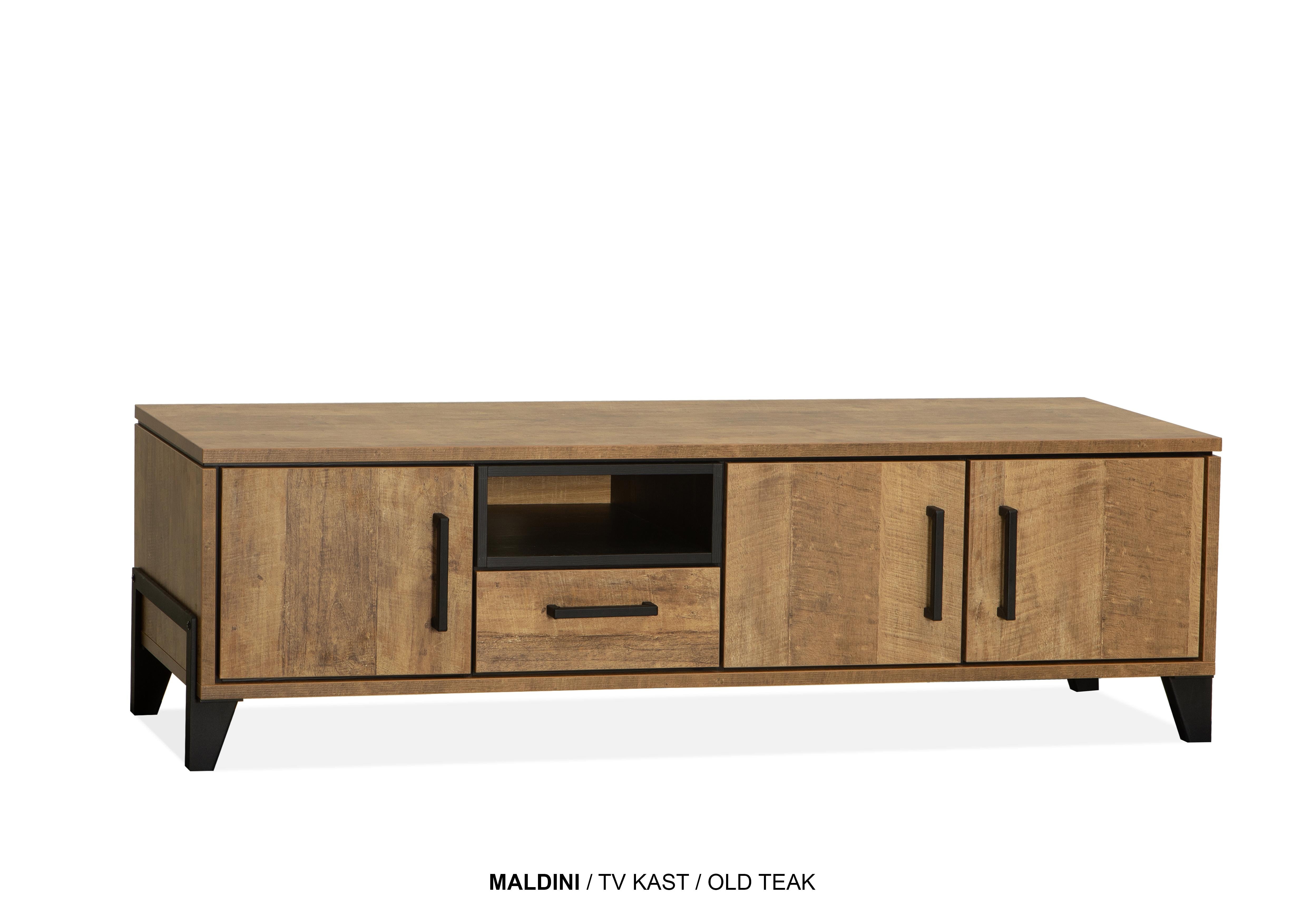 TV-kast Maldini MX - 3deuren/1lade/open vak