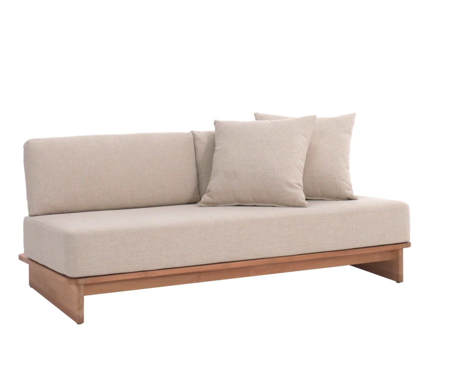 Outdoor lounge zetels (1-2 of 3-zit) Djerba - teak incl. protection cover - GESC