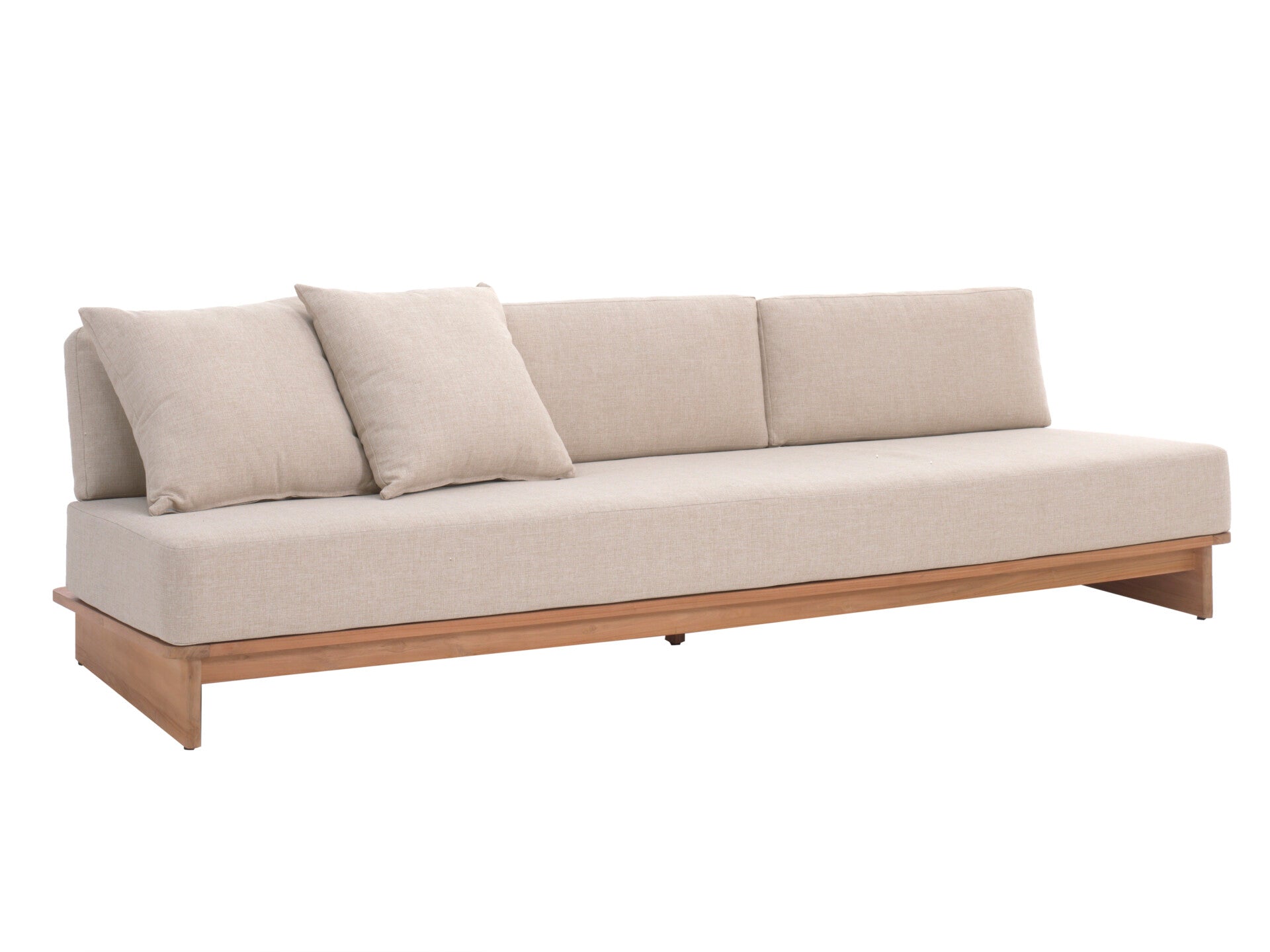 Outdoor lounge zetels (1-2 of 3-zit) Djerba - teak incl. protection cover - GESC