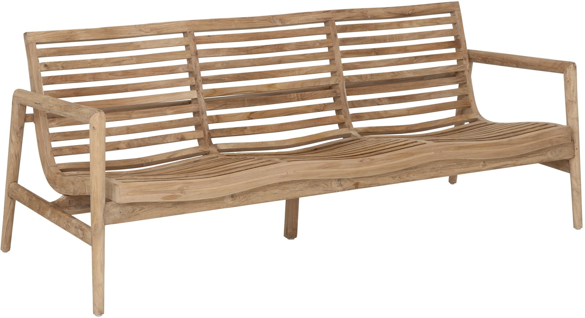 Outdoor bank Ray - teak - DTP