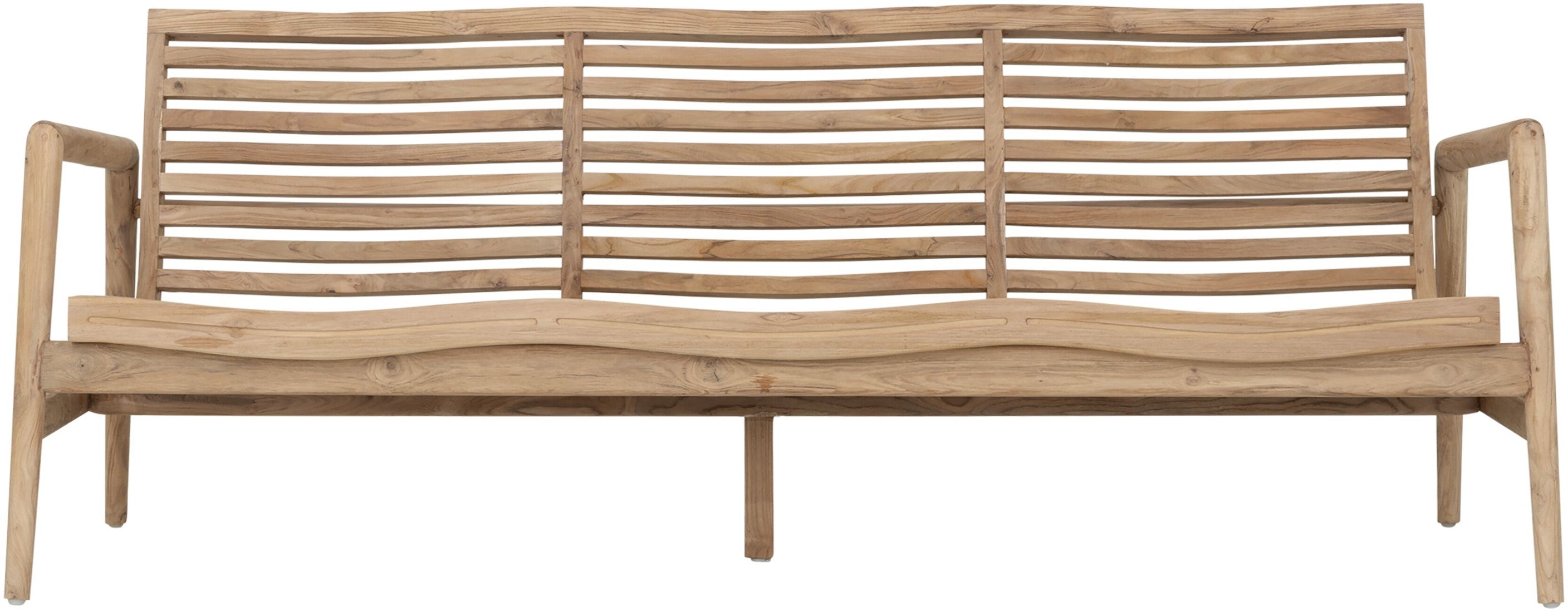 Outdoor bank Ray - teak - DTP