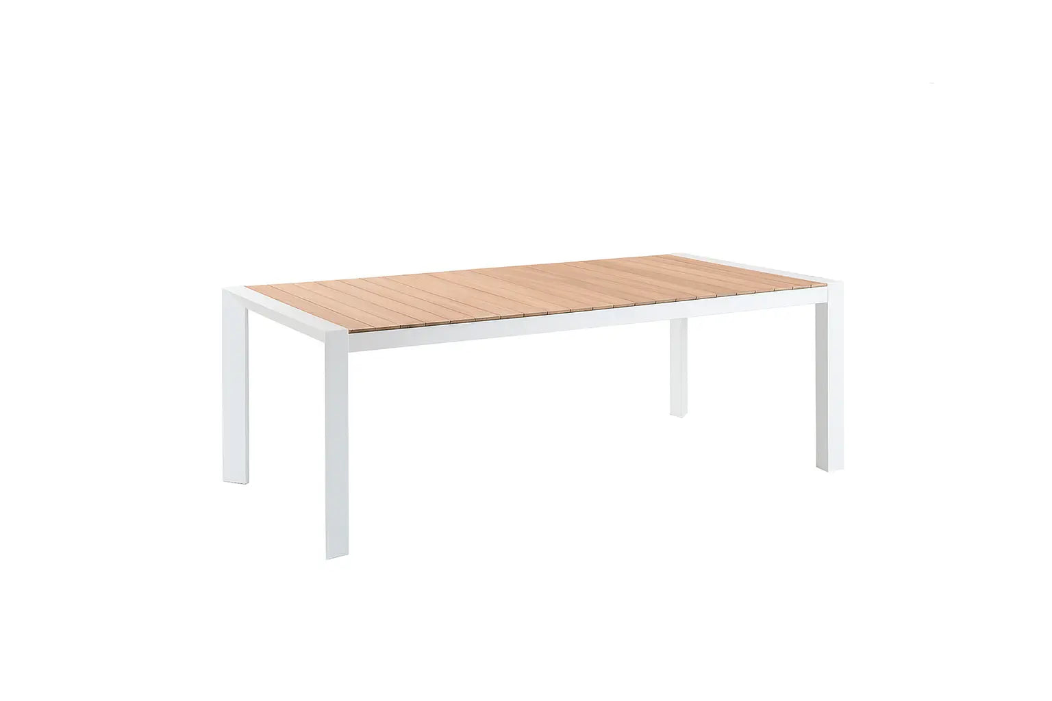 Buitentafel Braga: wit of zwart metalen frame - GESC