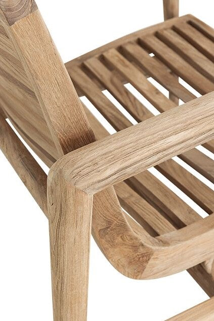 Outdoor bank Ray - teak - DTP