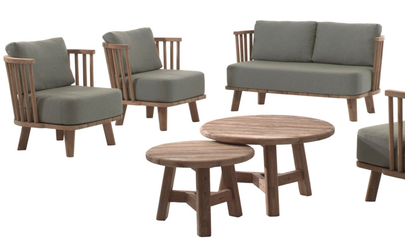 Outdoor lounge set Casablanca teak