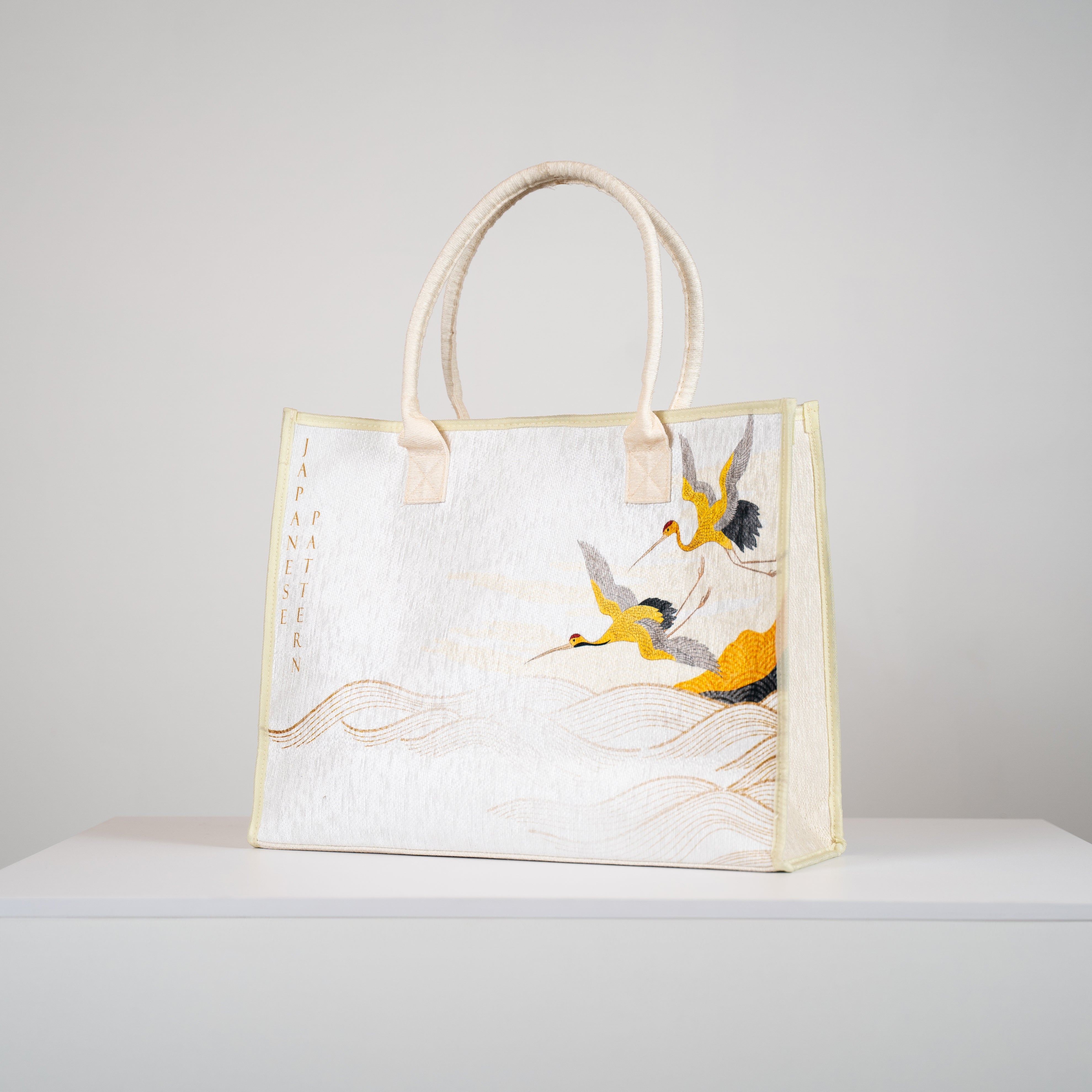 Tapis d'extérieur Oiseaux ocre avec sac