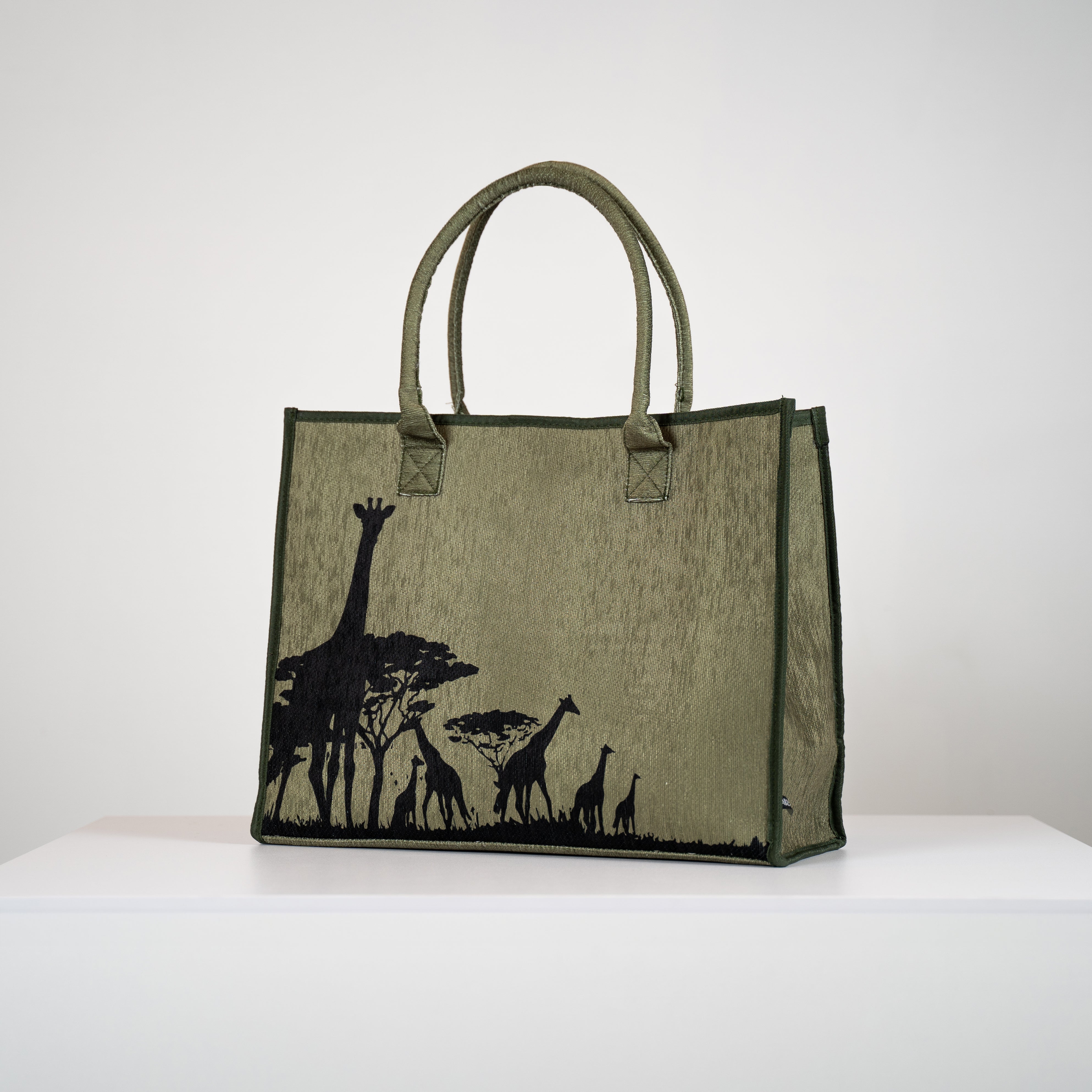 Tapis d'extérieur Safari kaki avec sac