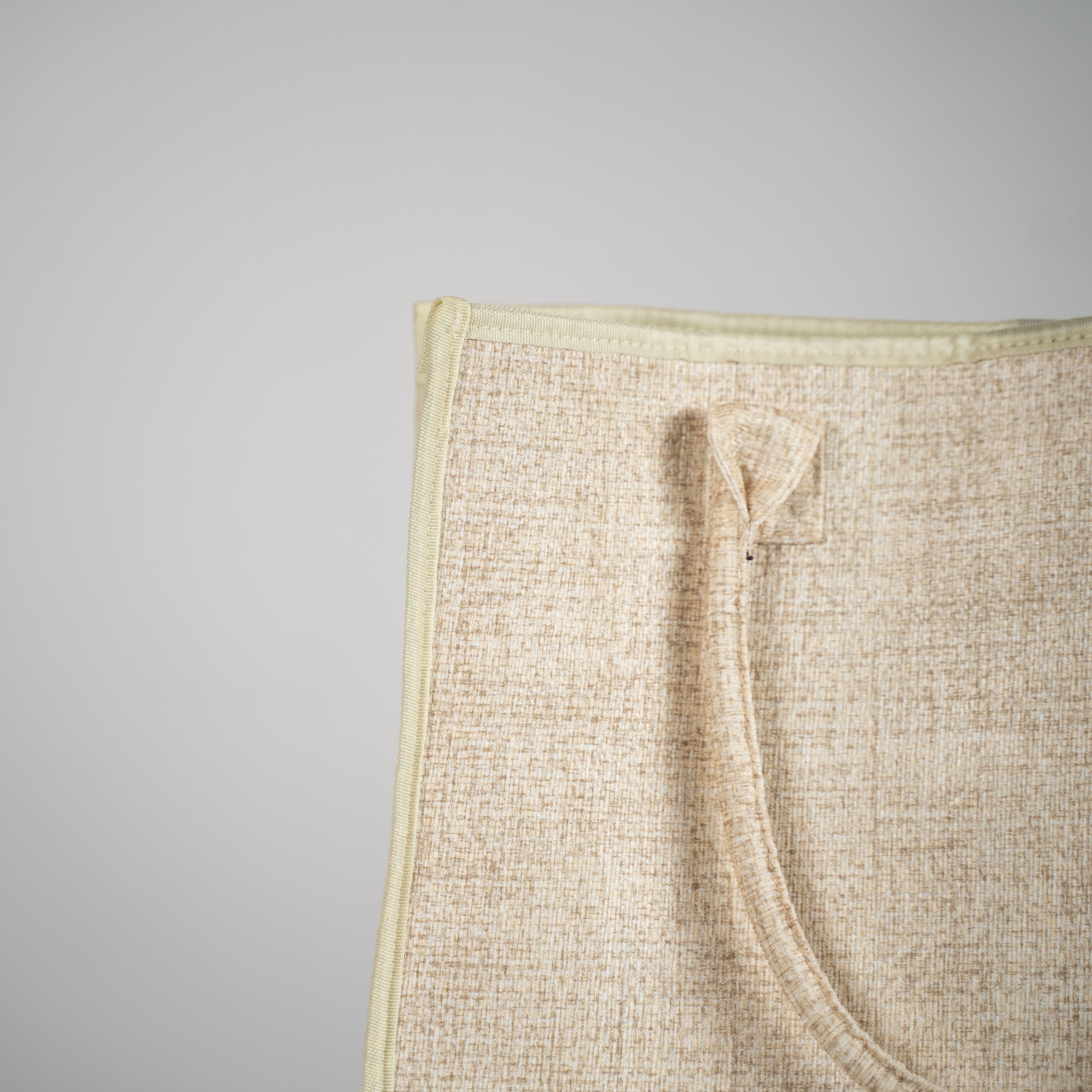 Tapis d'extérieur beige avec sac