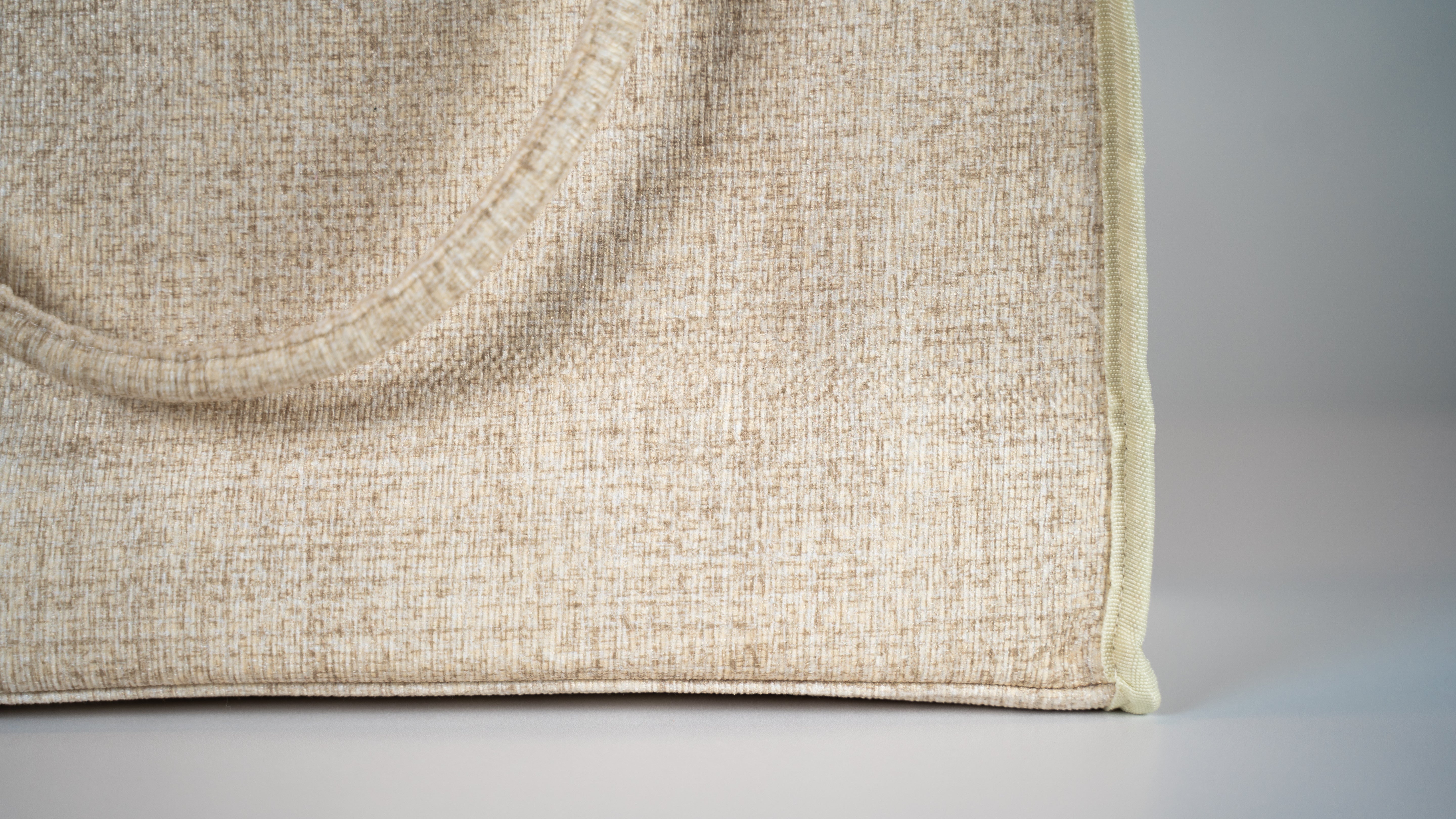 Tapis d'extérieur beige avec sac