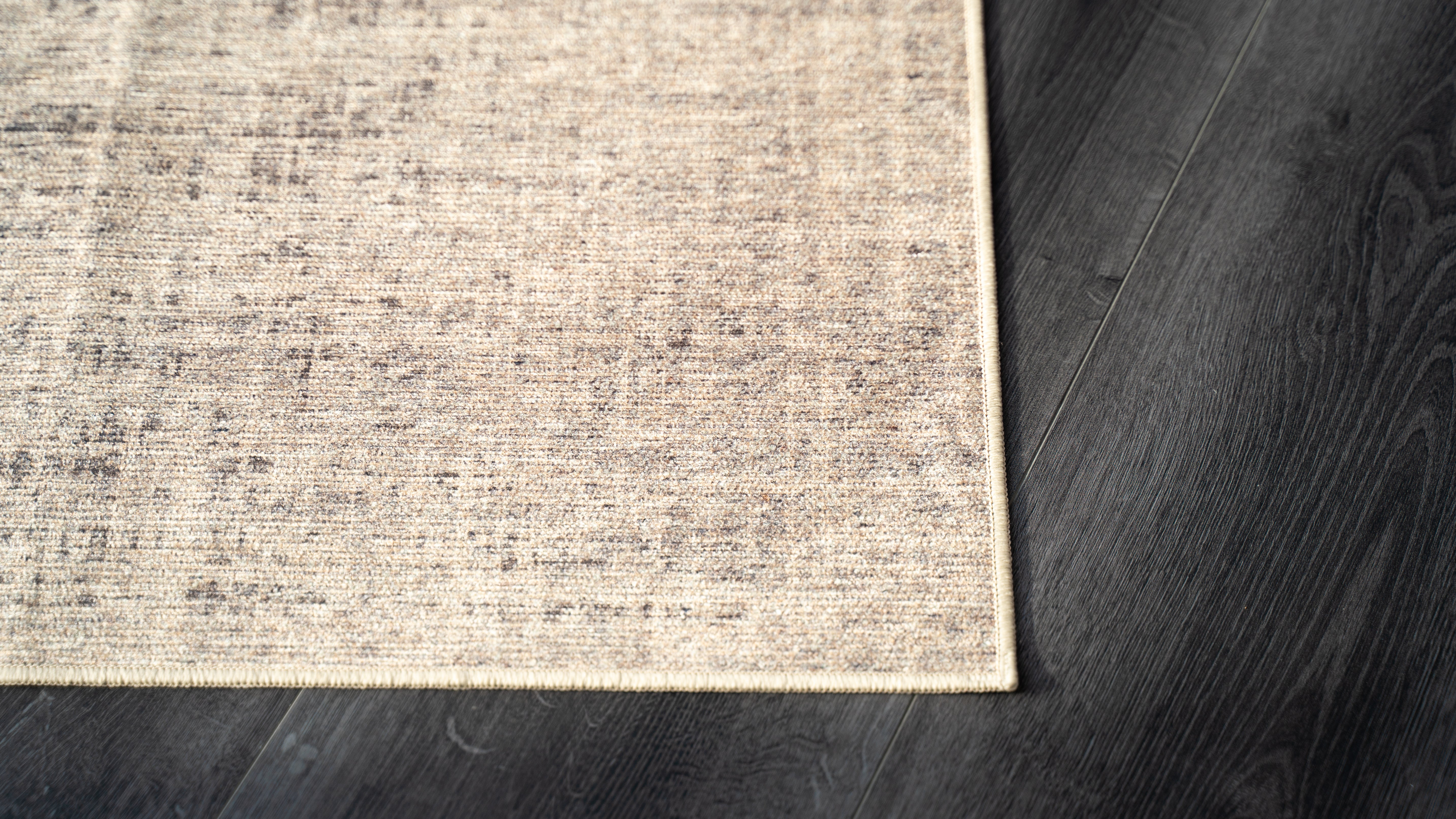 Tapis d'extérieur beige avec sac