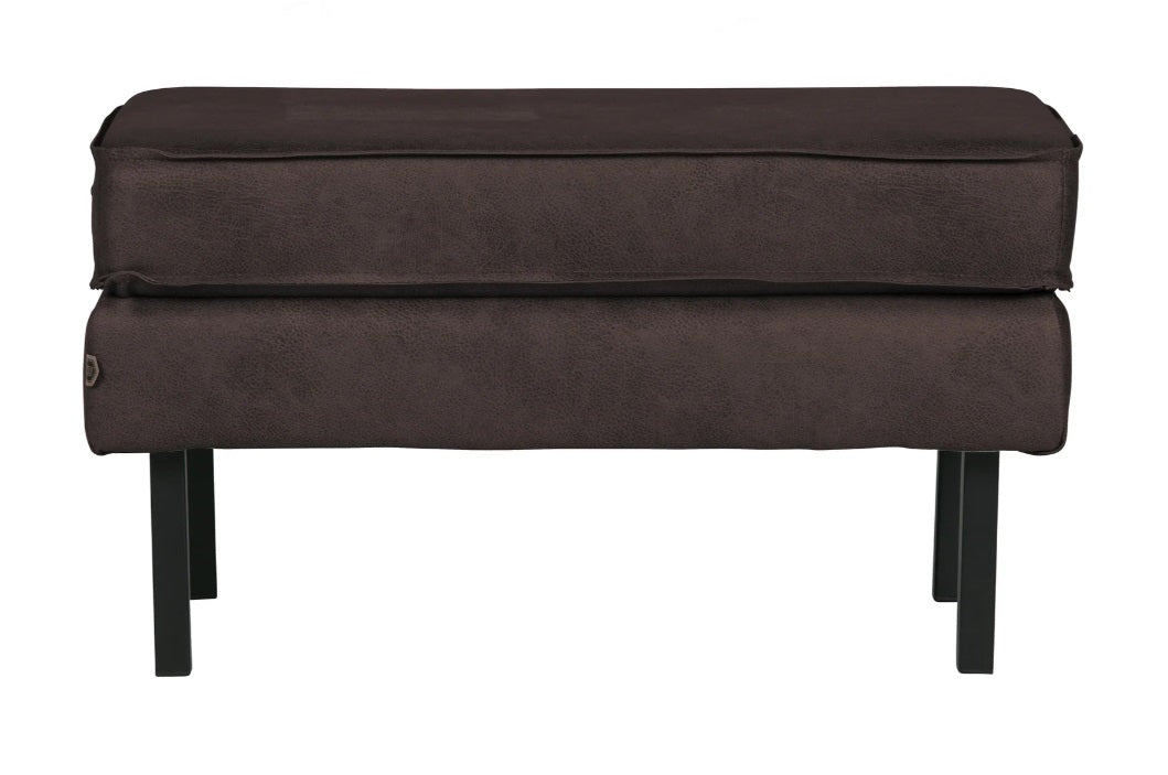 Voetbank Rodeo - ecoleer cognac, zwart of mosgroen - EEKH