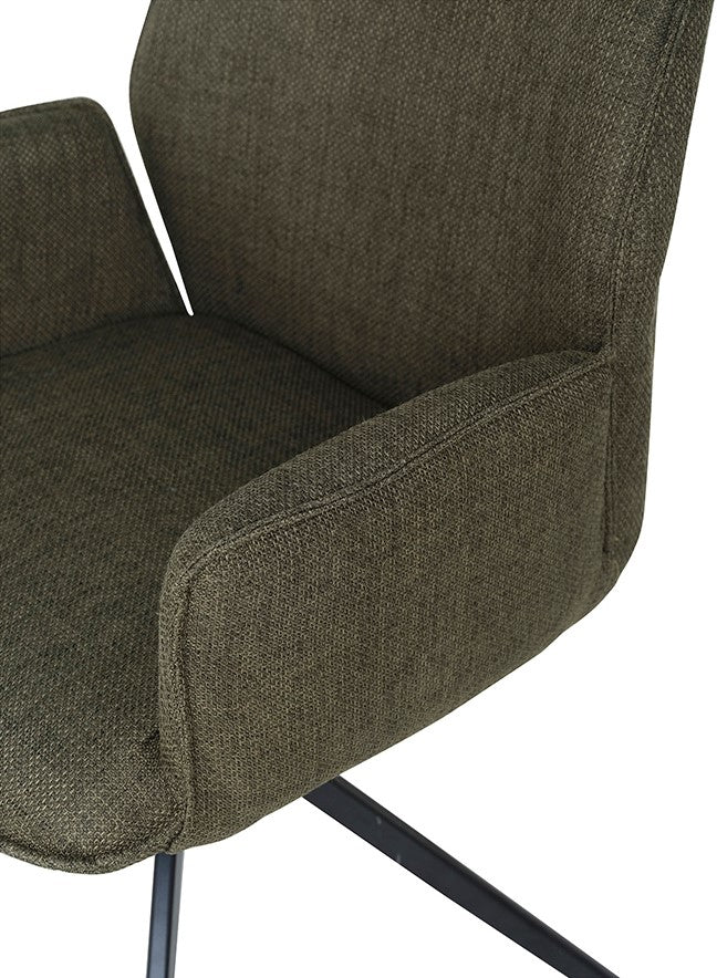 Fauteuil Revi - pied pivotant forest - NW