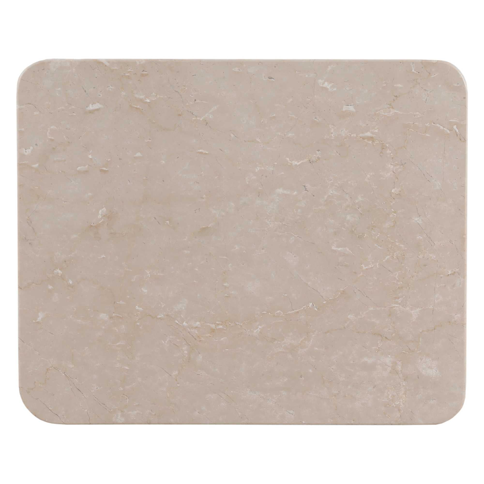 Bovenblad kast Dallas beige marmer - STF