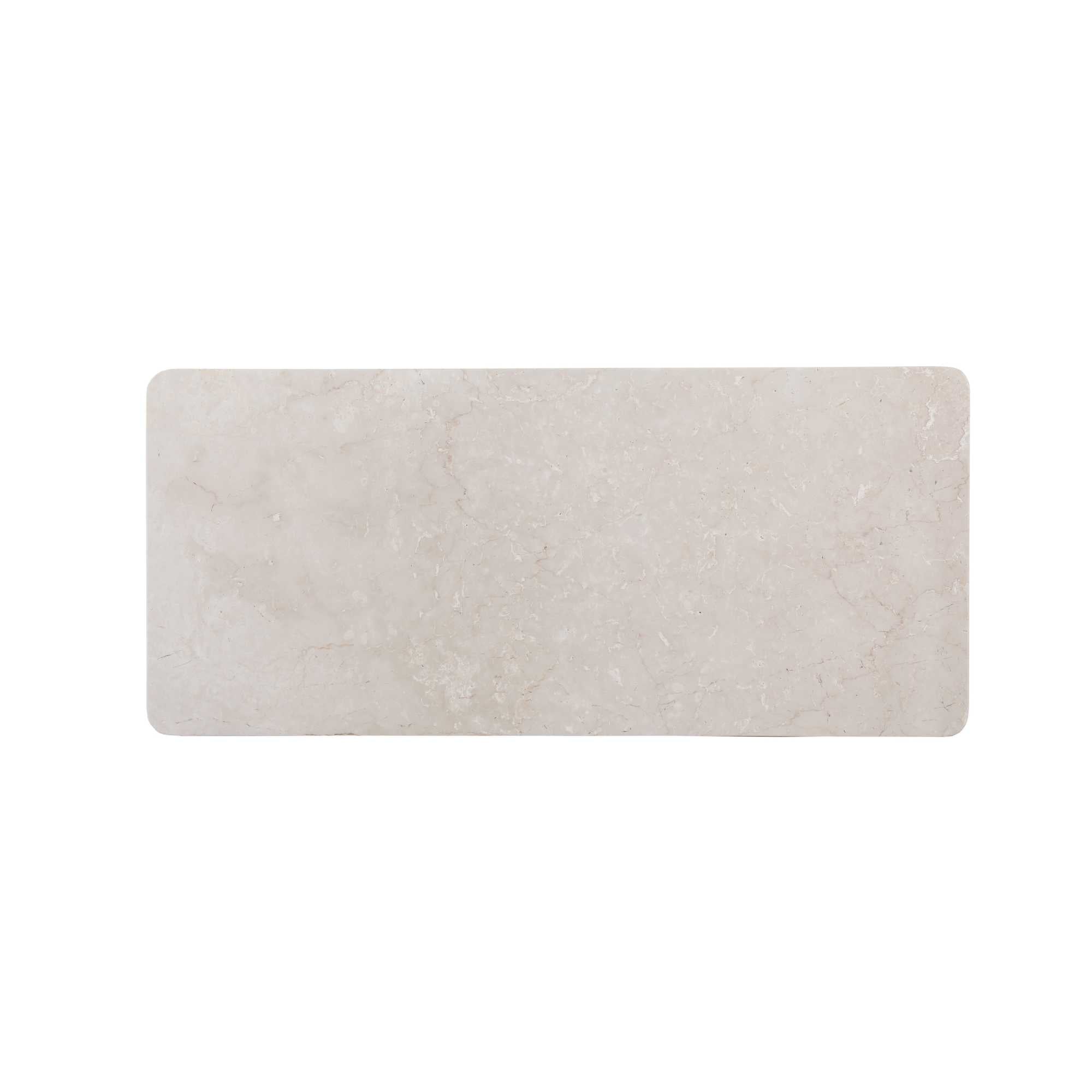 Bovenblad voor dressoir Dallas, beige marmer, 100 cm - STF