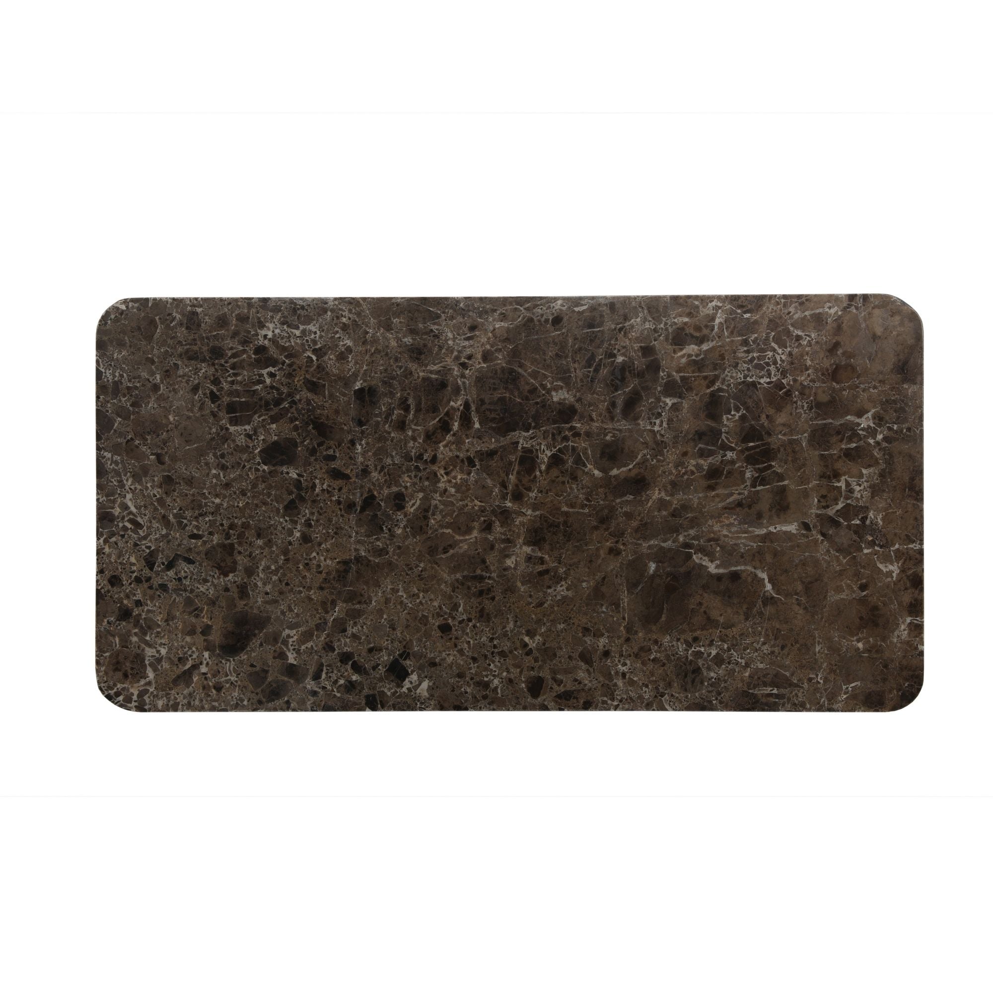 Bovenblad tv-meubel Dallas bruin marmer 210 cm - STF