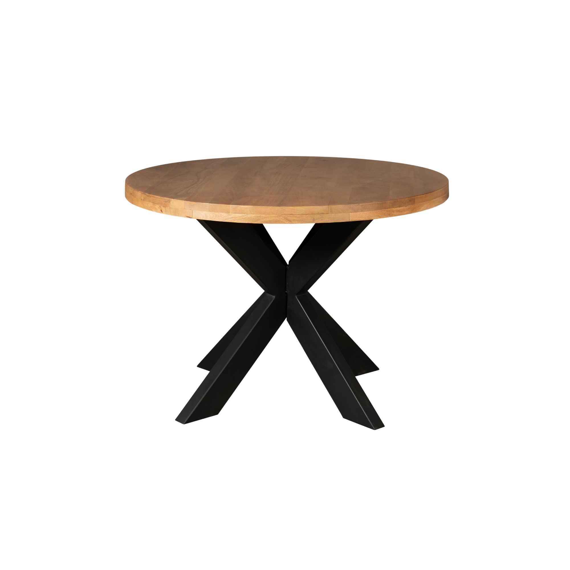 Eettafel Denver | Rond | Mangohout | 120 cm - STF