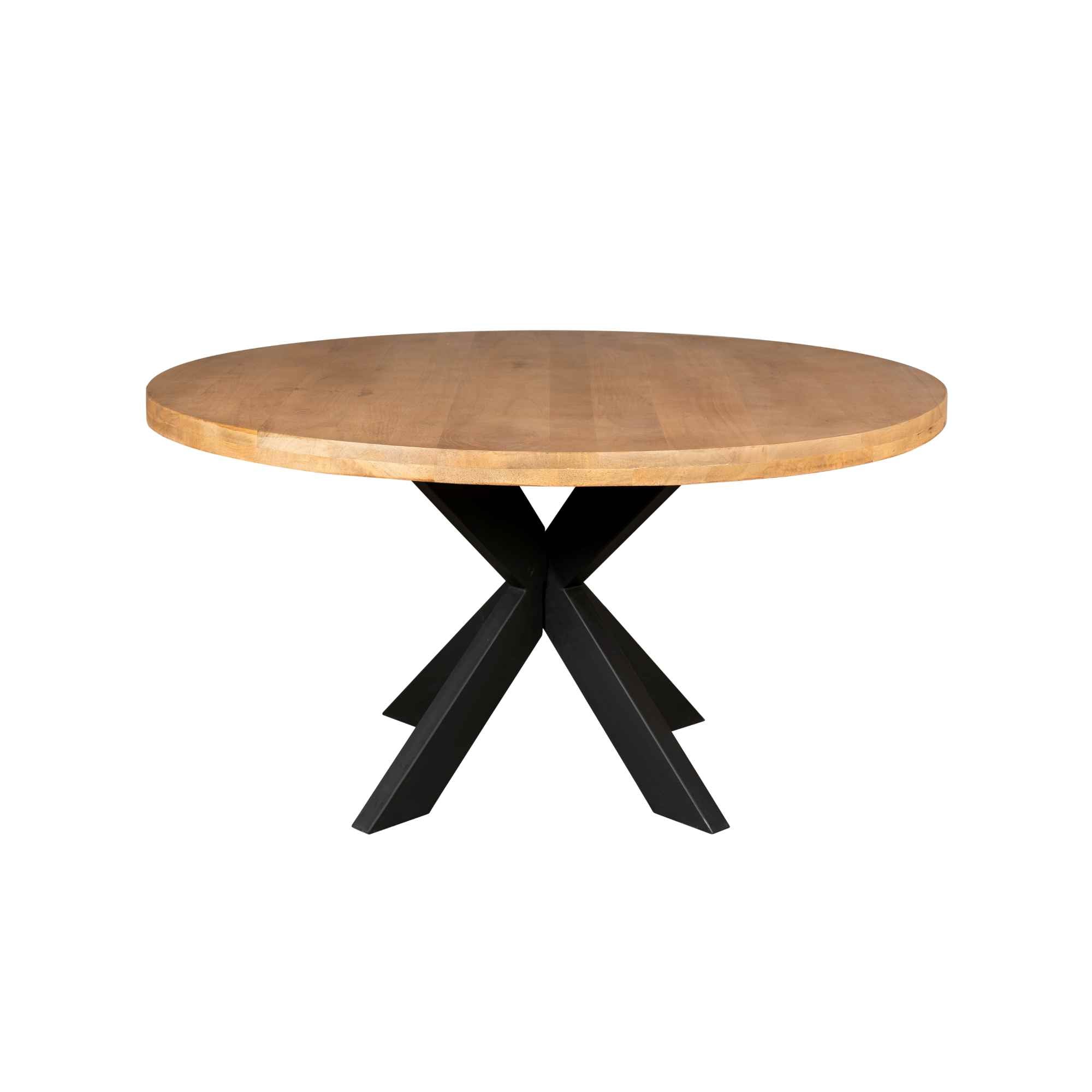Eettafel Denver | Rond | Mangohout | 150 cm - STF