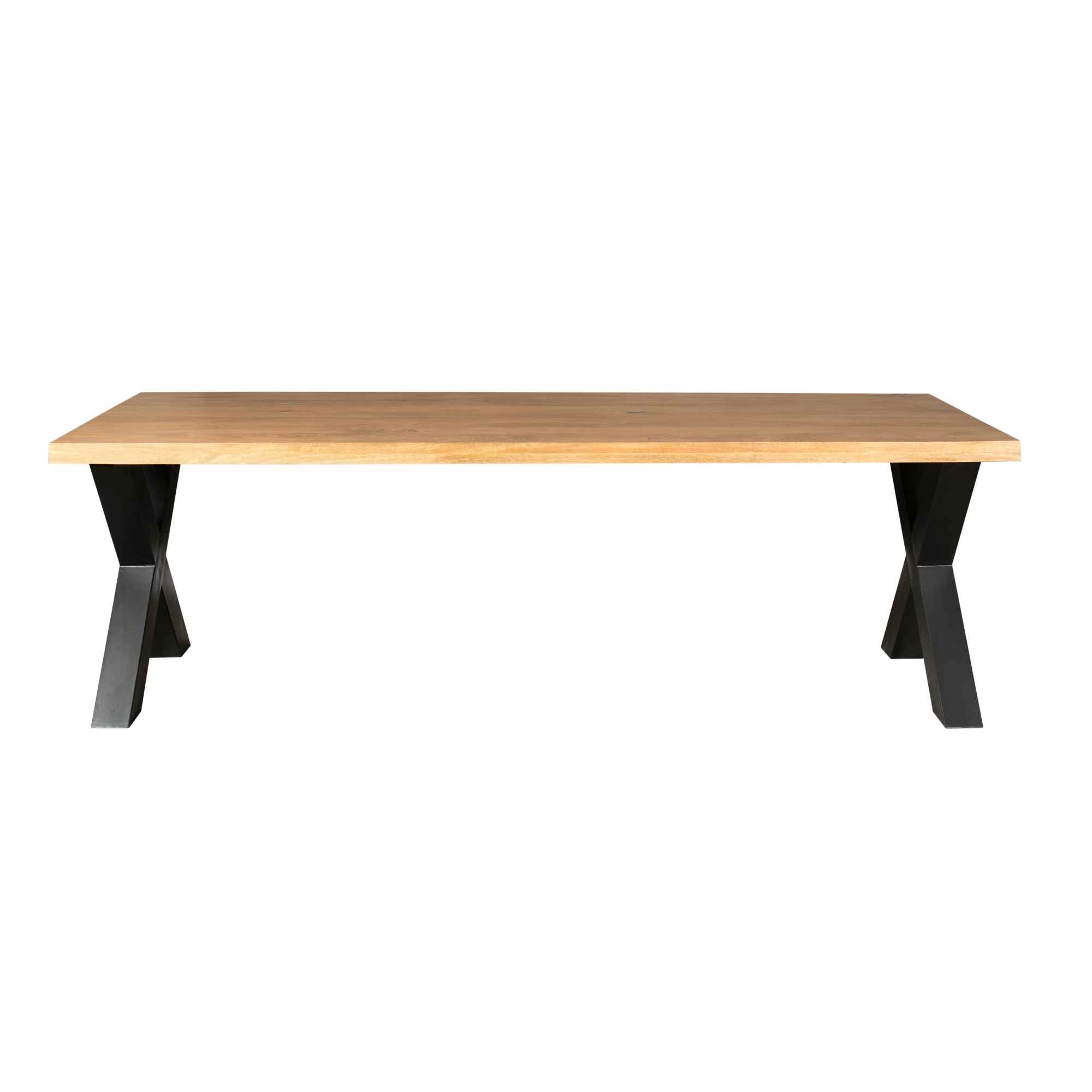 Eettafel Denver | Rechthoek X-poot | 200 cm - STF