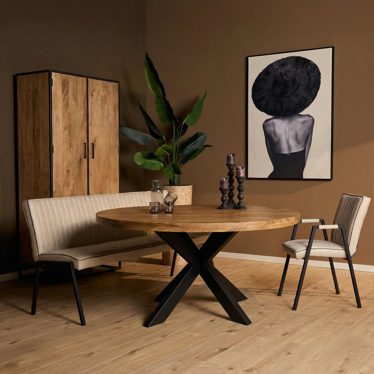 Eettafel Dakota | 150 cm | Rond - STF