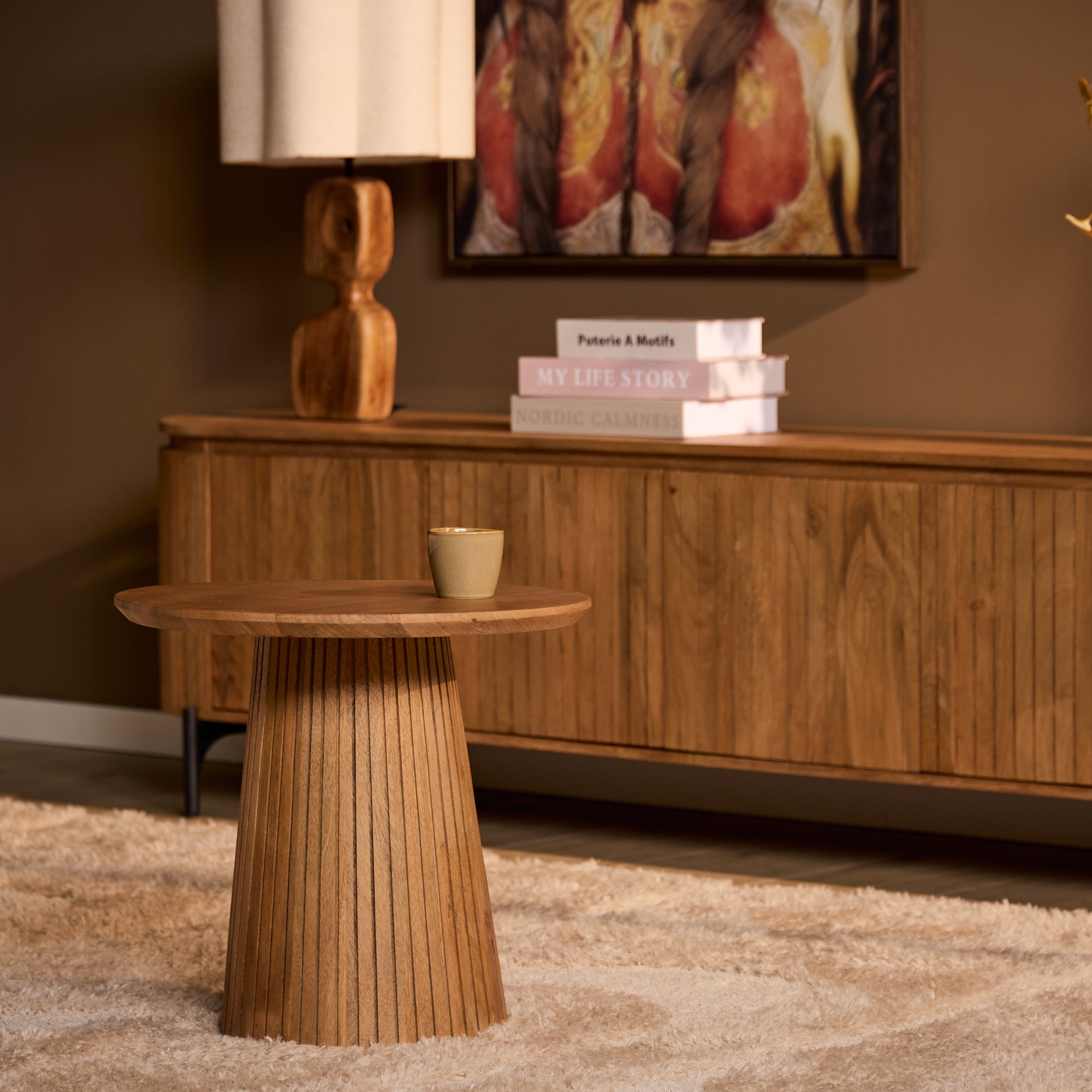 Salontafel | Solana | 50 cm | Naturel - STF