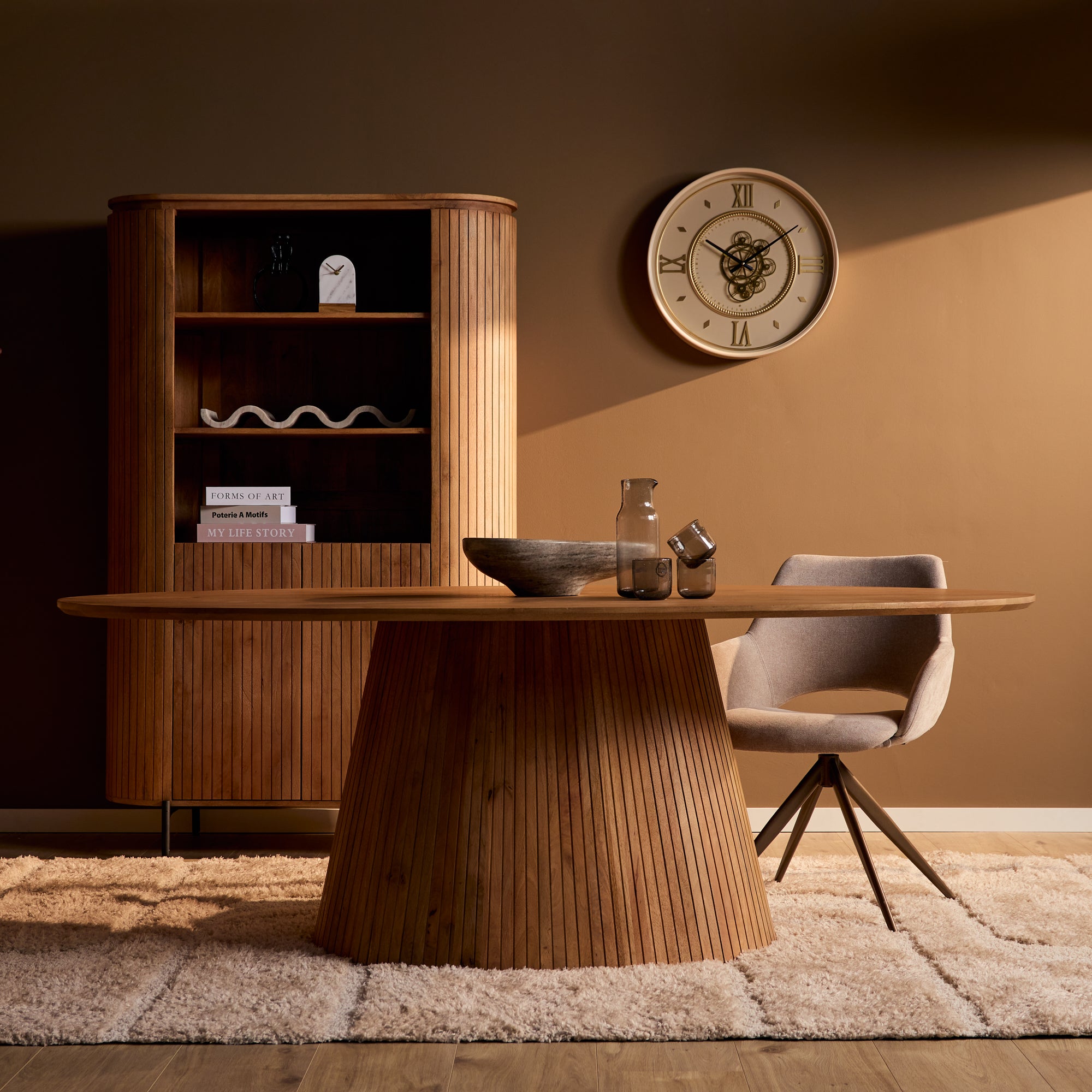 Eettafel Solana | 210 cm | Naturel | Ovaal - STF